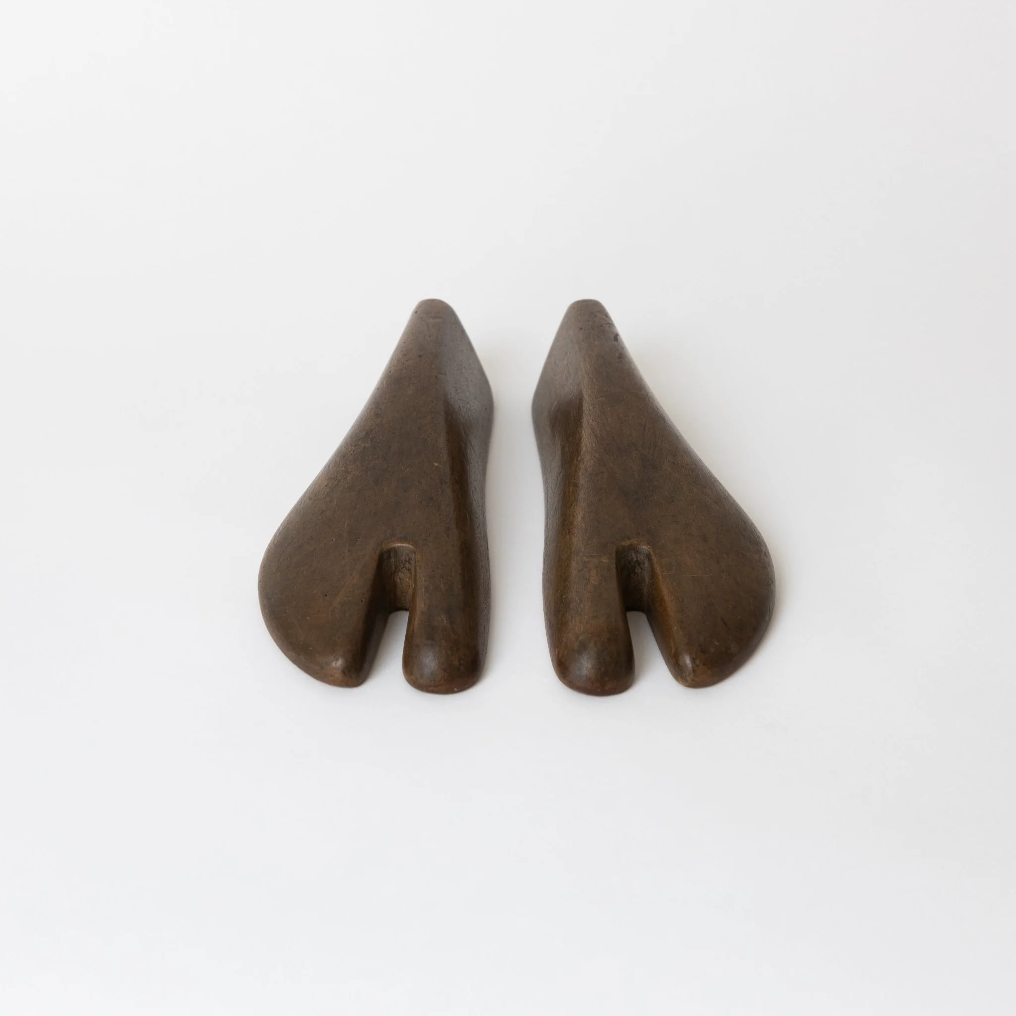 021 Unknown, Japan Wood Objects (Set of 2) - Image 3