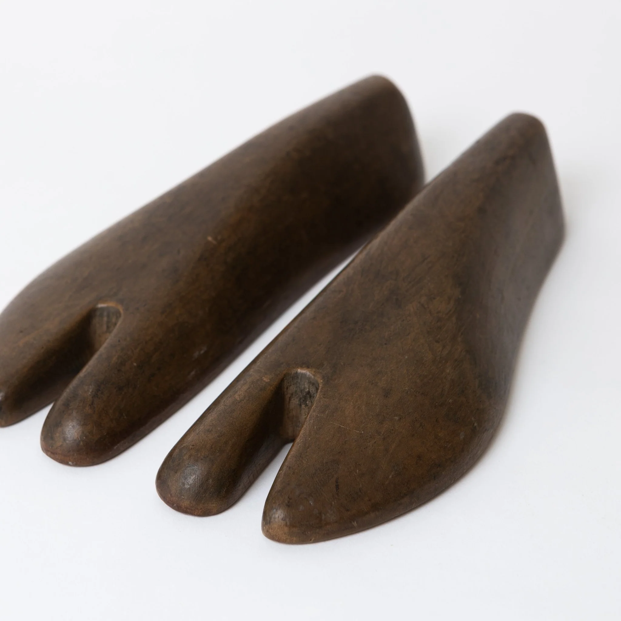 021 Unknown, Japan Wood Objects (Set of 2) - Image 4
