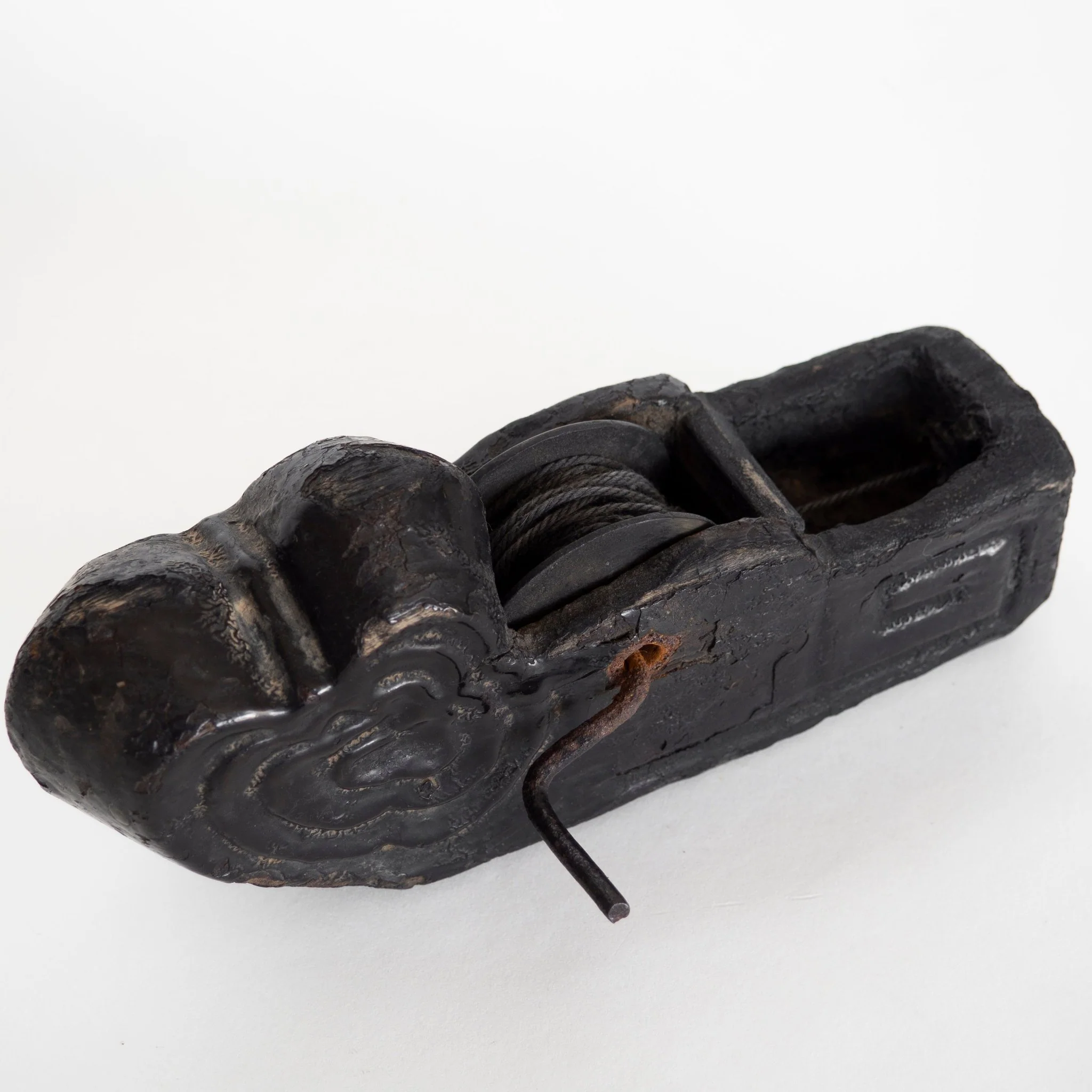 081 Unknown, Japan Wood Object - Image 2