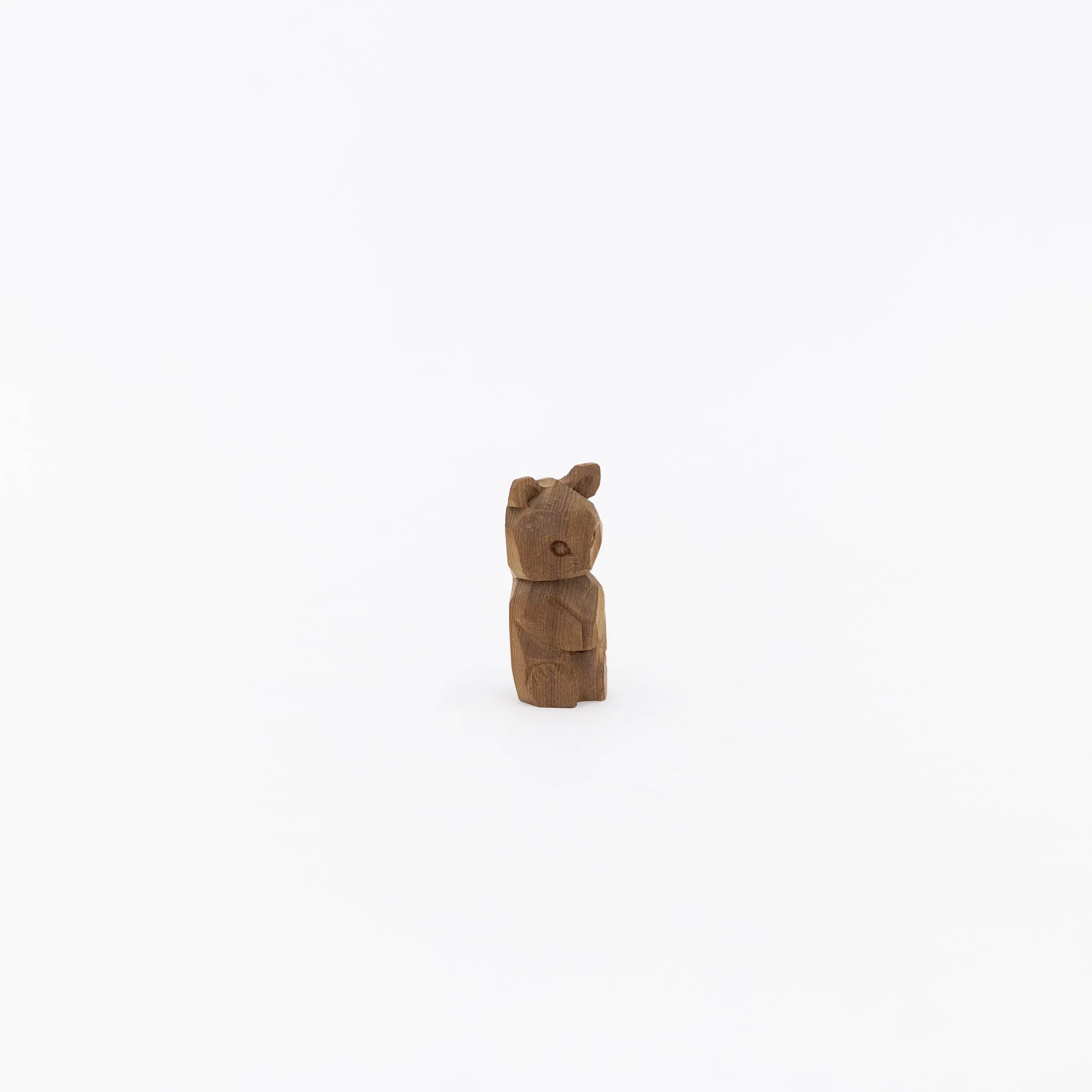 094 Wooden Bear Object from the Ainu - Image 3