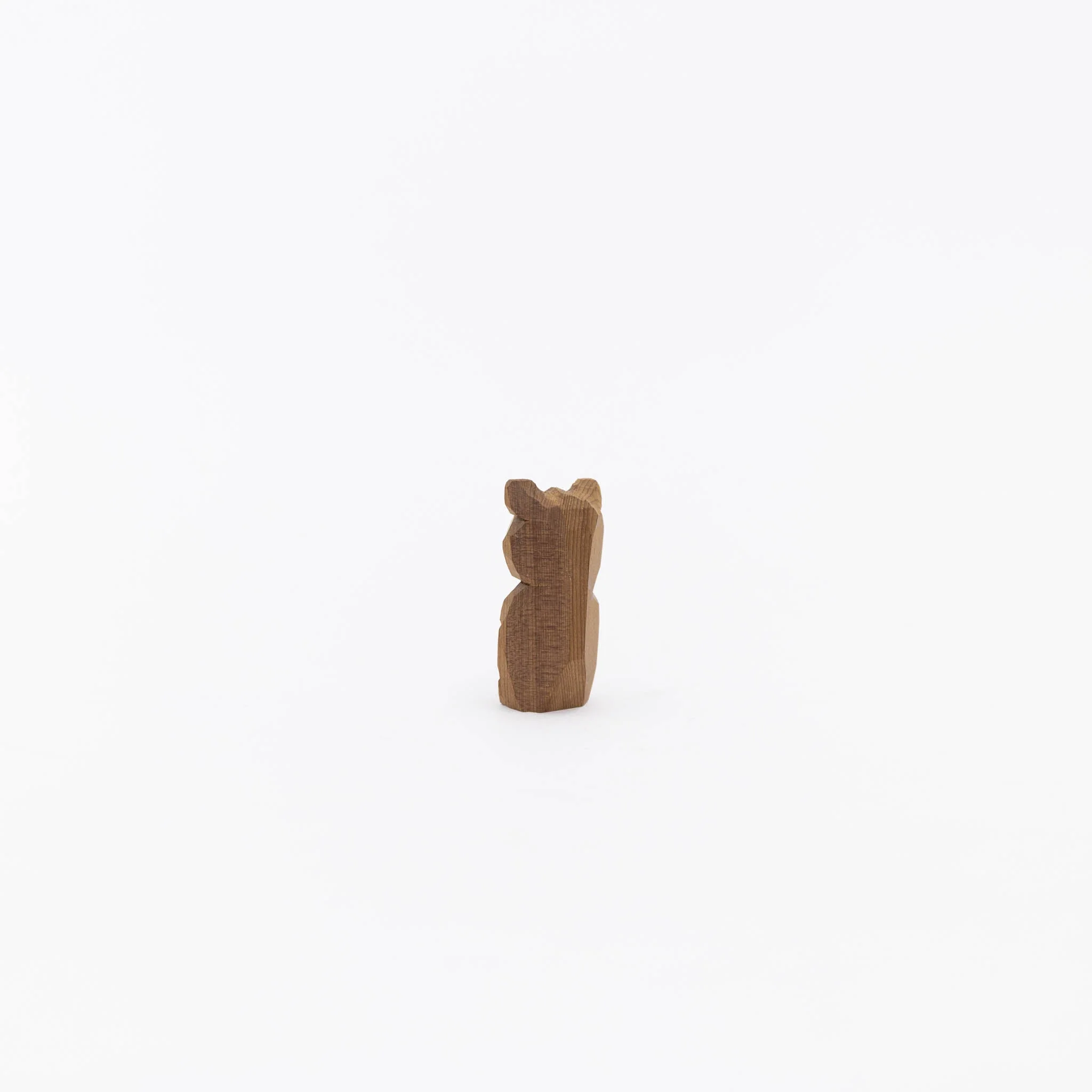 094 Wooden Bear Object from the Ainu - Image 4