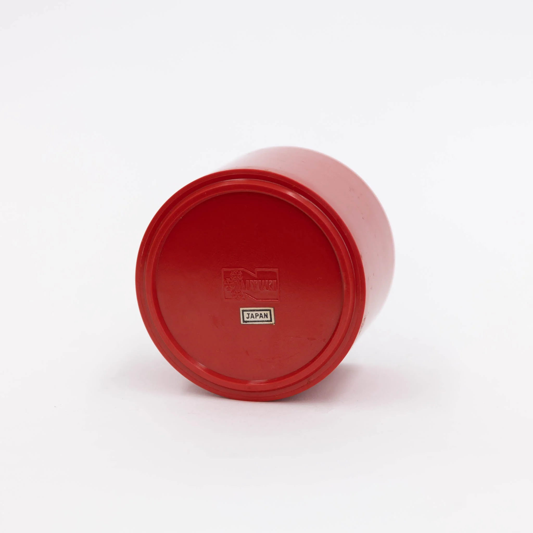 111 60's, Plastic Ashtray with cast iron lid - Red - Image 3