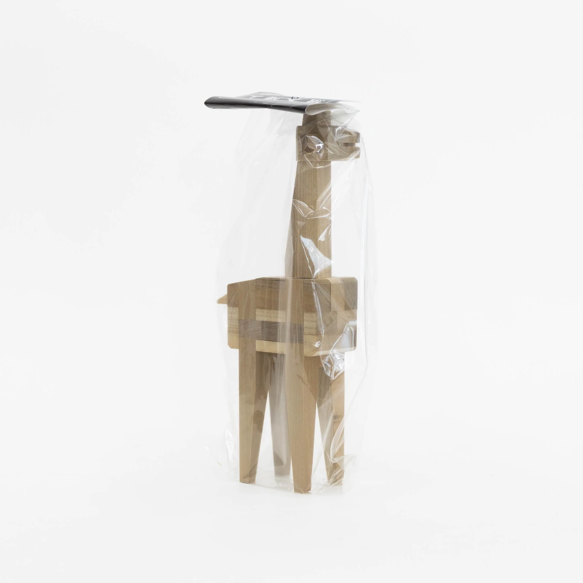 117 discontinued, Braided Wood Puzzle - Giraffe - Image 2