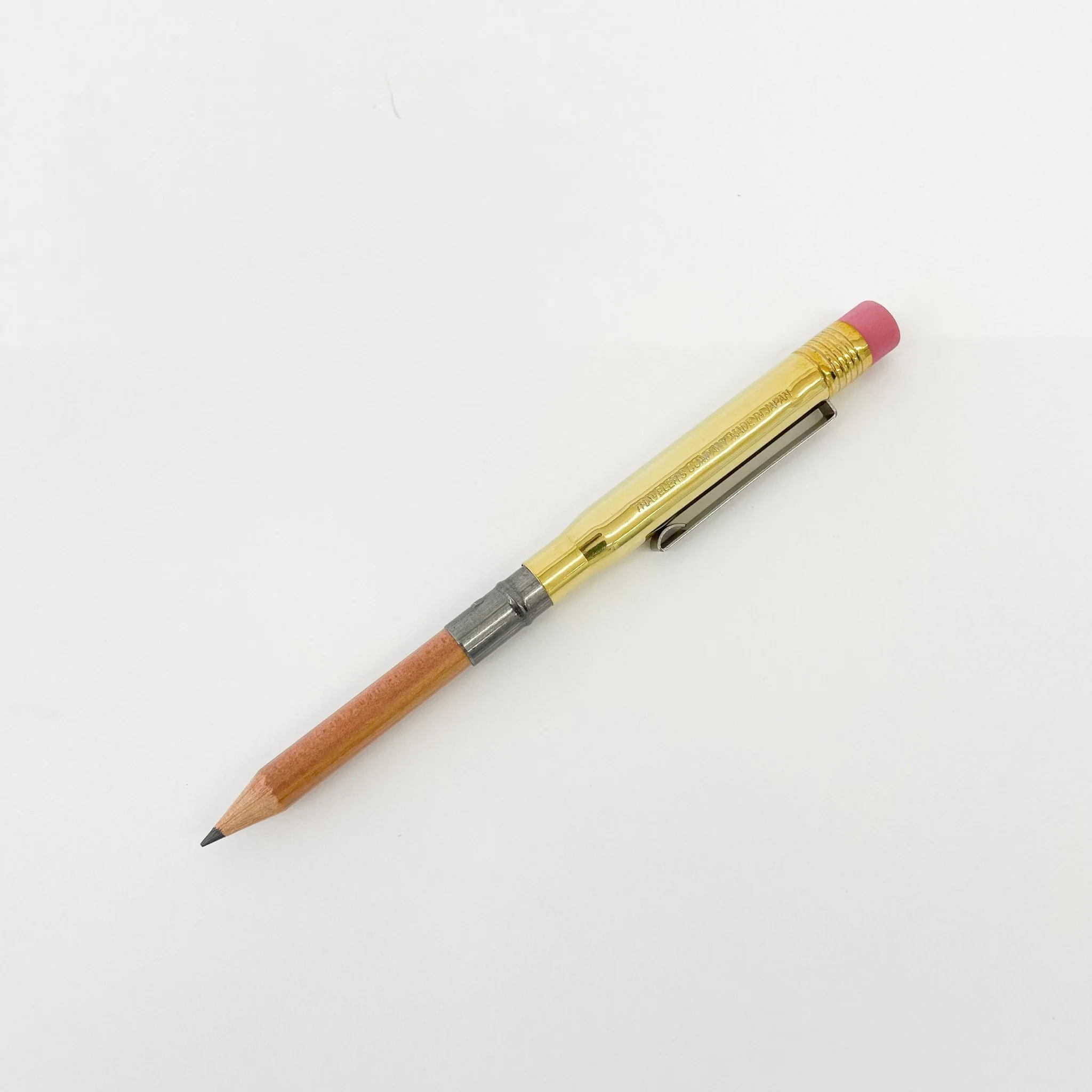 Traveler's Company Brass Ballpoint Pen & Pencil - Image 7
