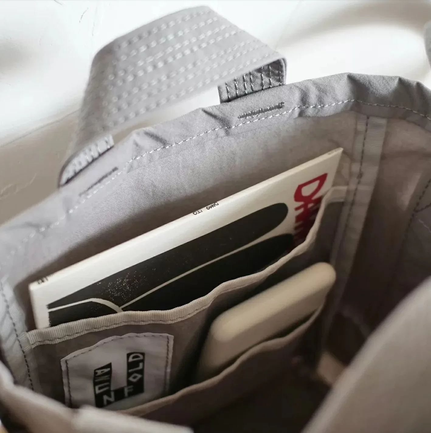 ANUNFOLD Side Pocket Mini Bag - Gray - Image 5