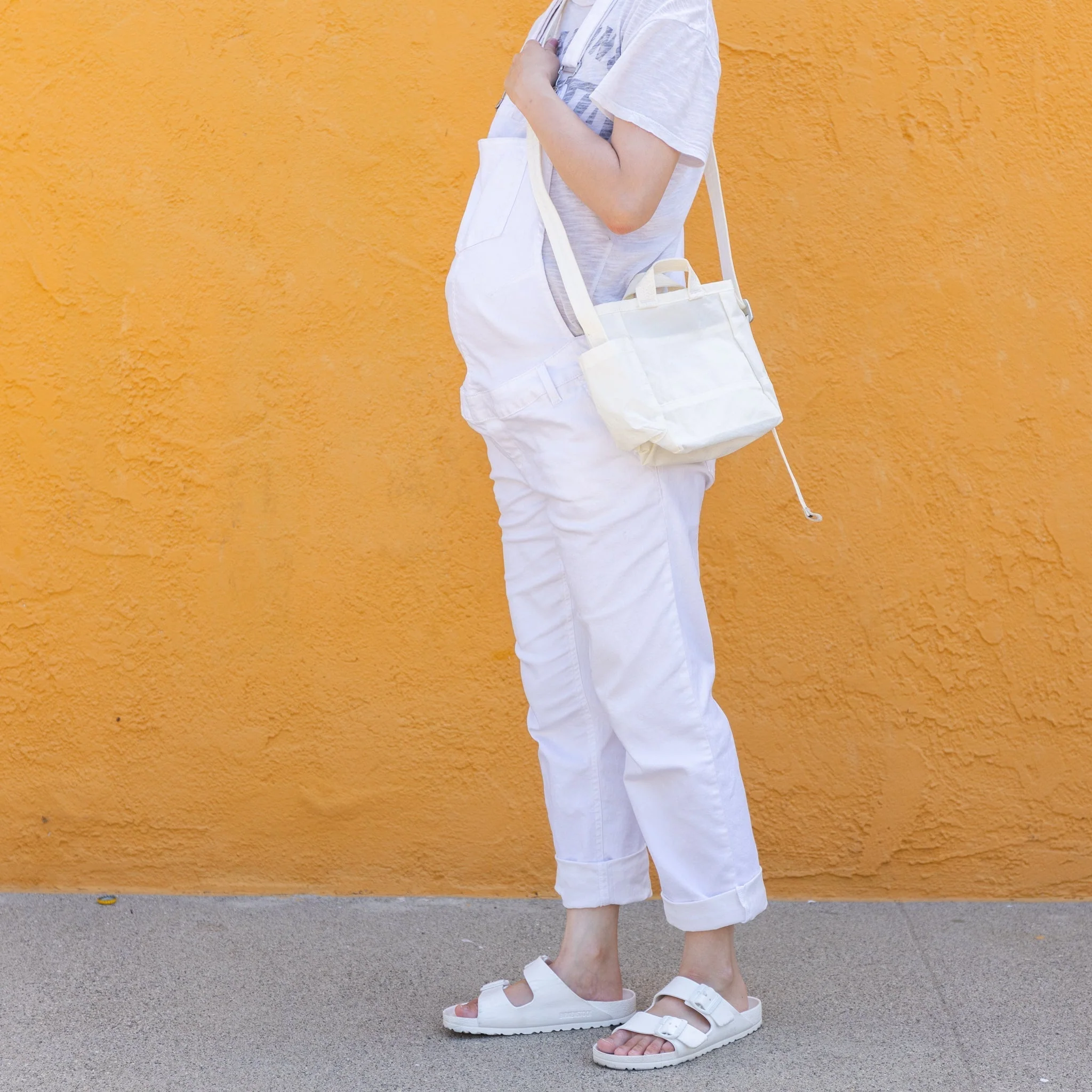 ANUNFOLD Side Pocket Mini Bag - White - Image 4