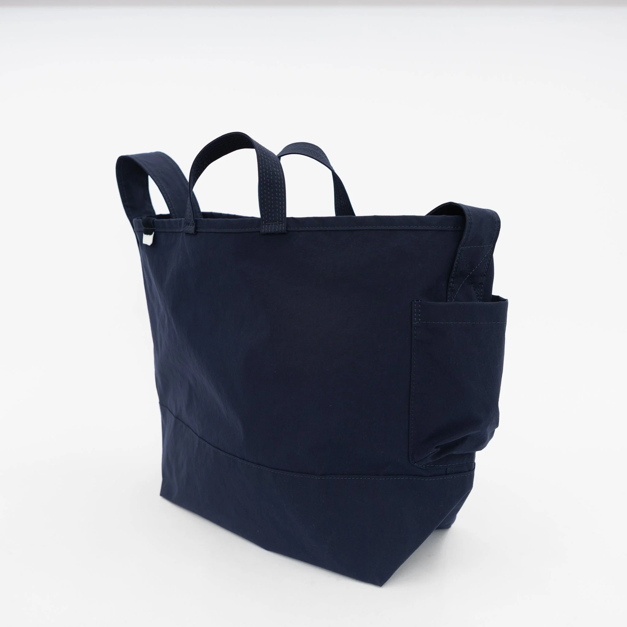 ANUNFOLD Side Pocket Tote Bag - Midnight Blue - Image 2