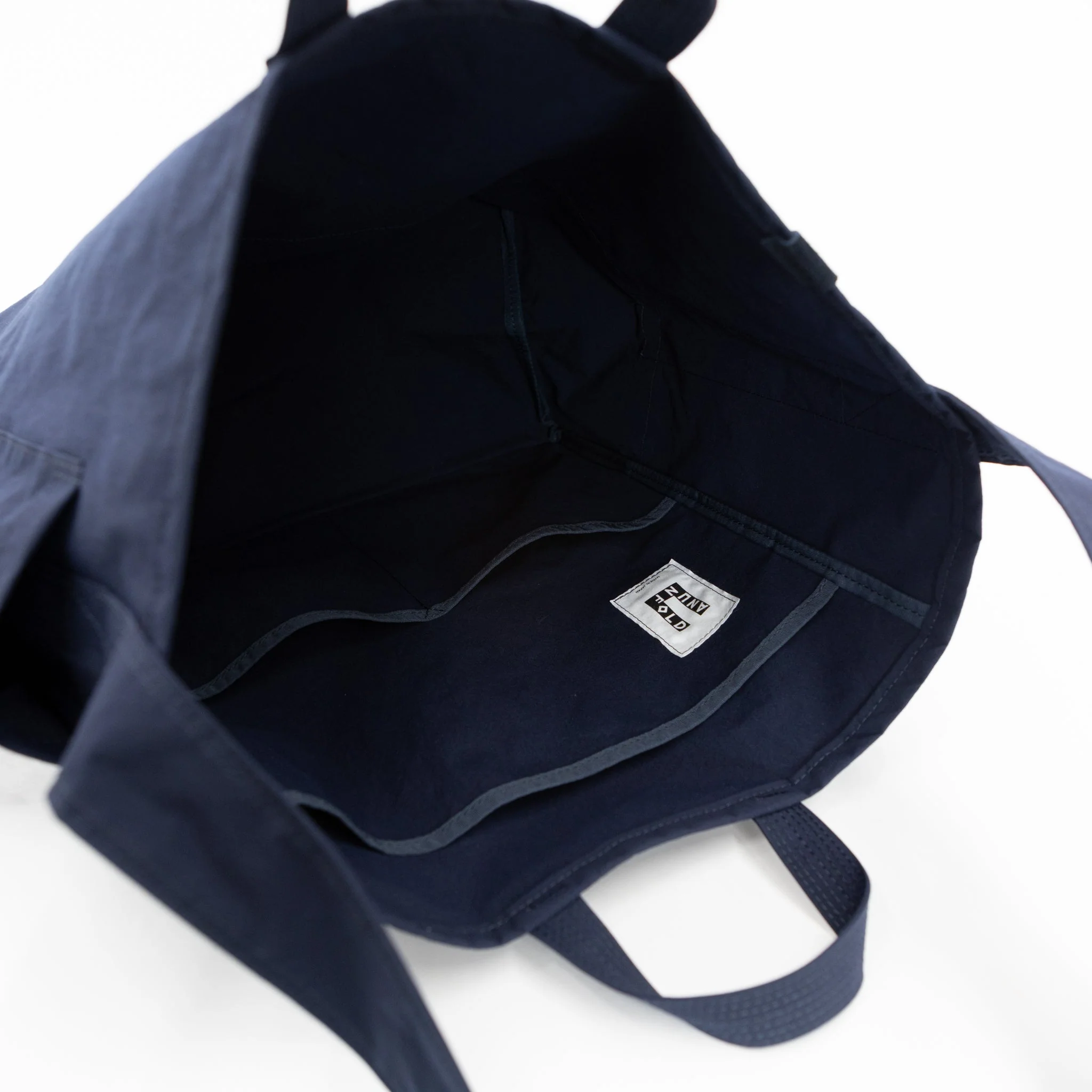 ANUNFOLD Side Pocket Tote Bag - Midnight Blue - Image 3