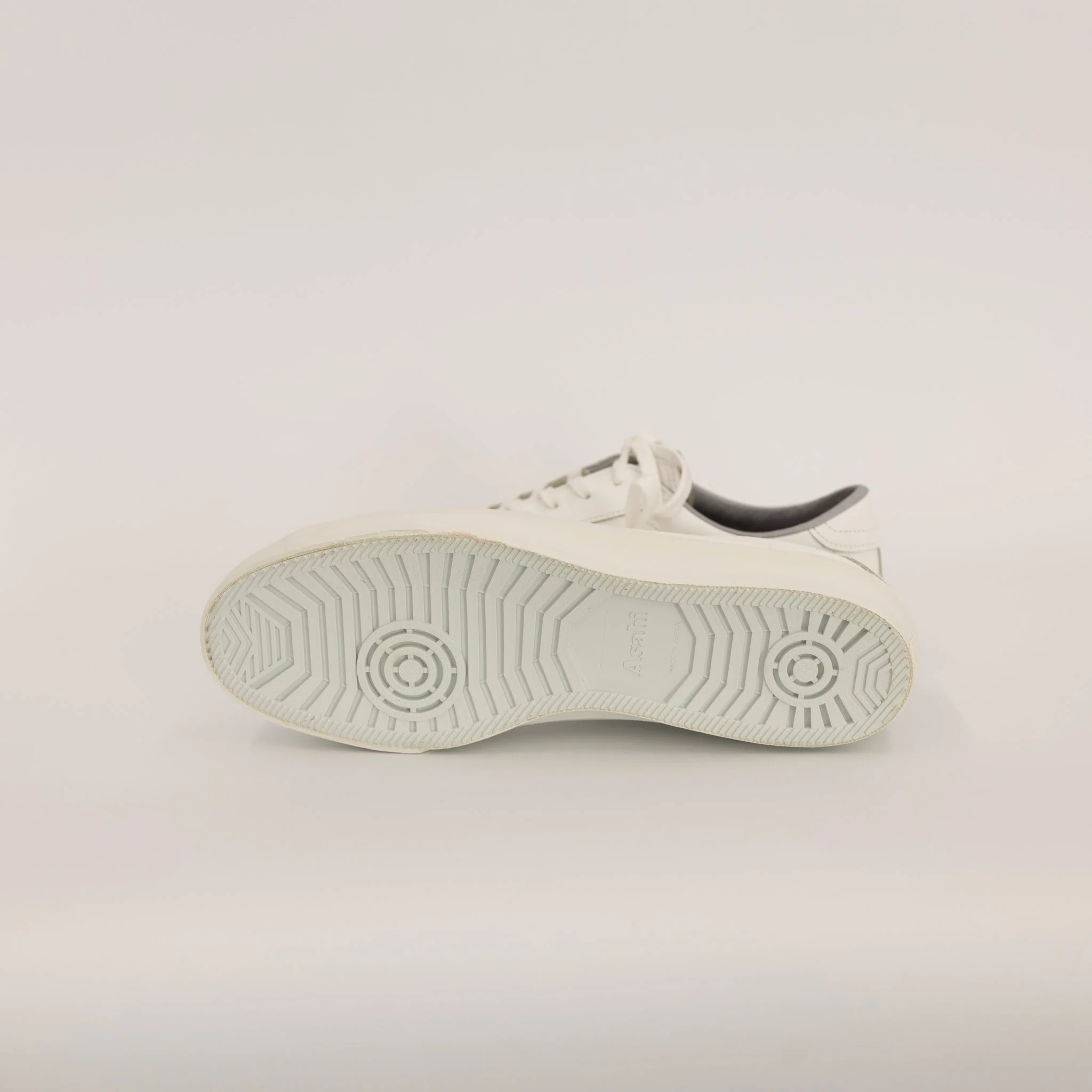 Asahi Low Leather White Shoes - Image 3