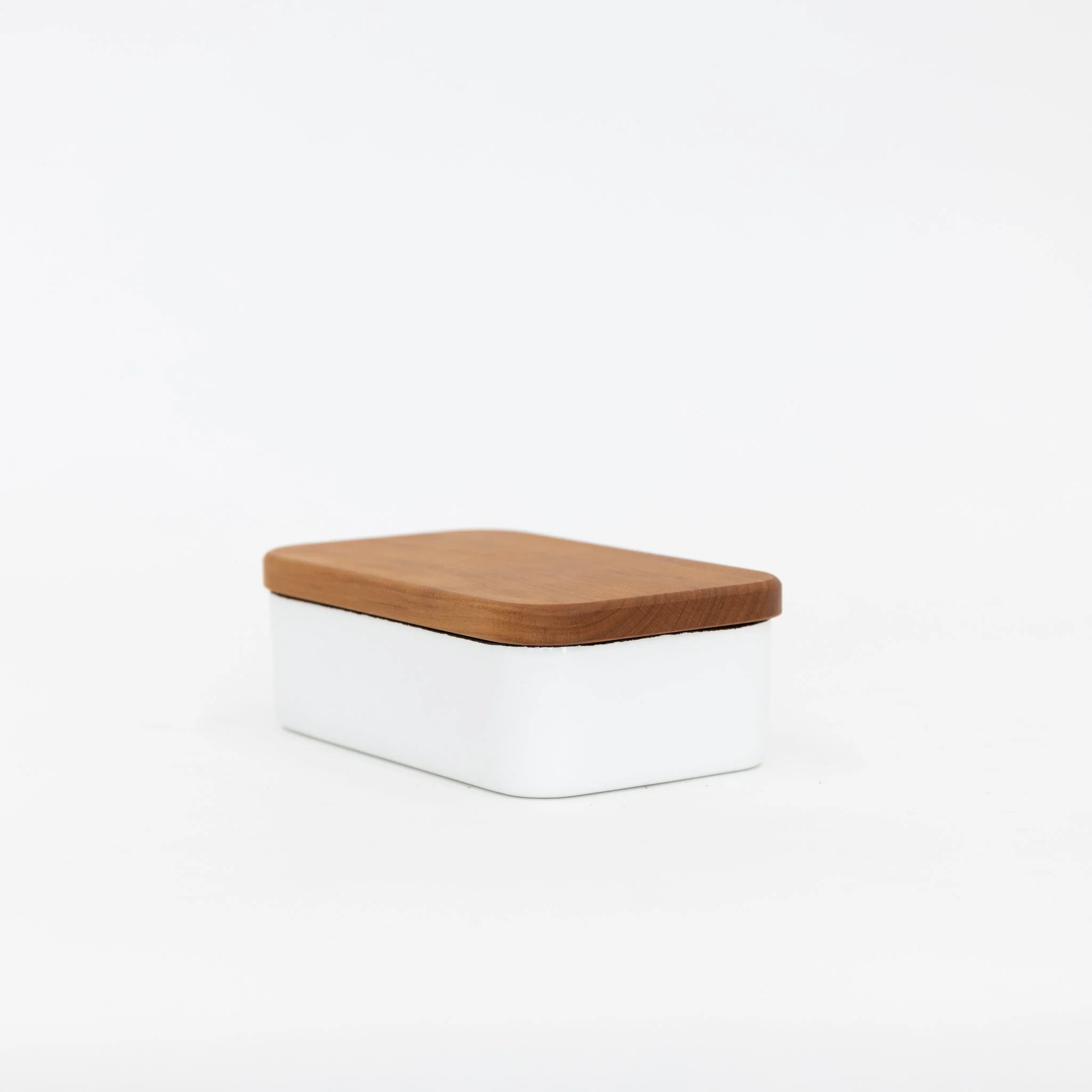 Noda Horo Enamel Butter Case with Wood Lid - Image 8
