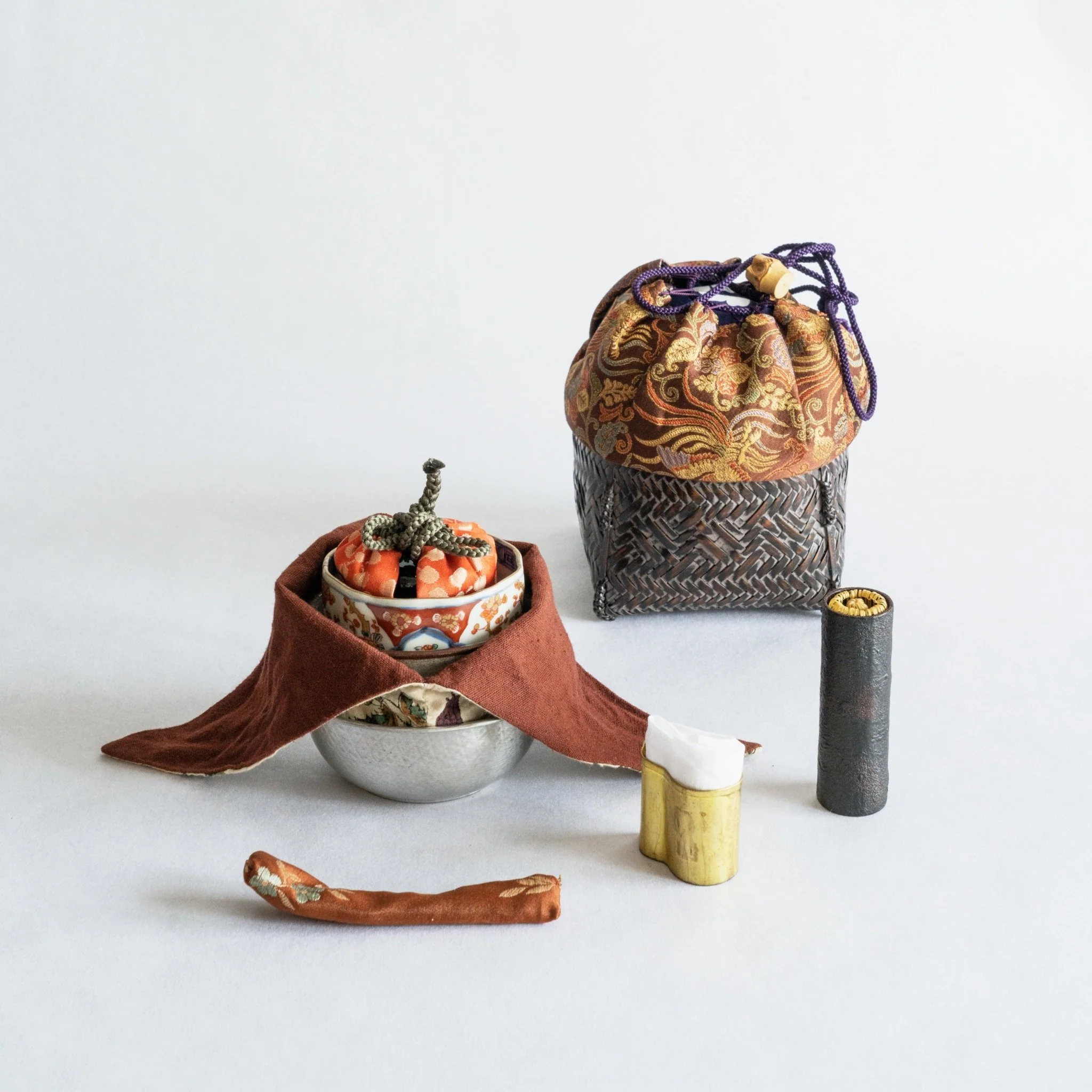 Chabako No.10 - Plum Blossoms and Bush Warbler Meet Danish Tea Baskets - Image 3