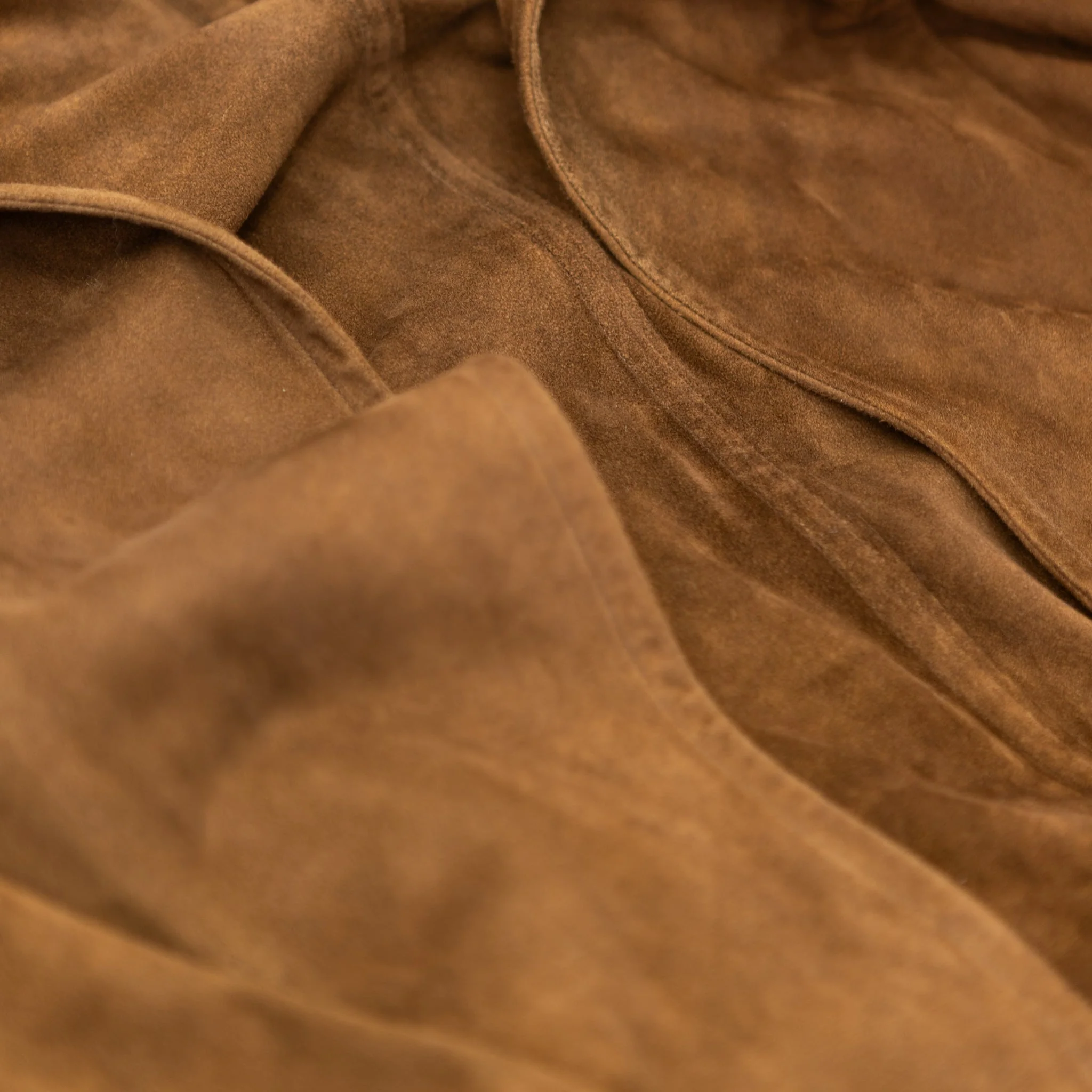 Comoli Brown Suede Robe Coat - Image 7