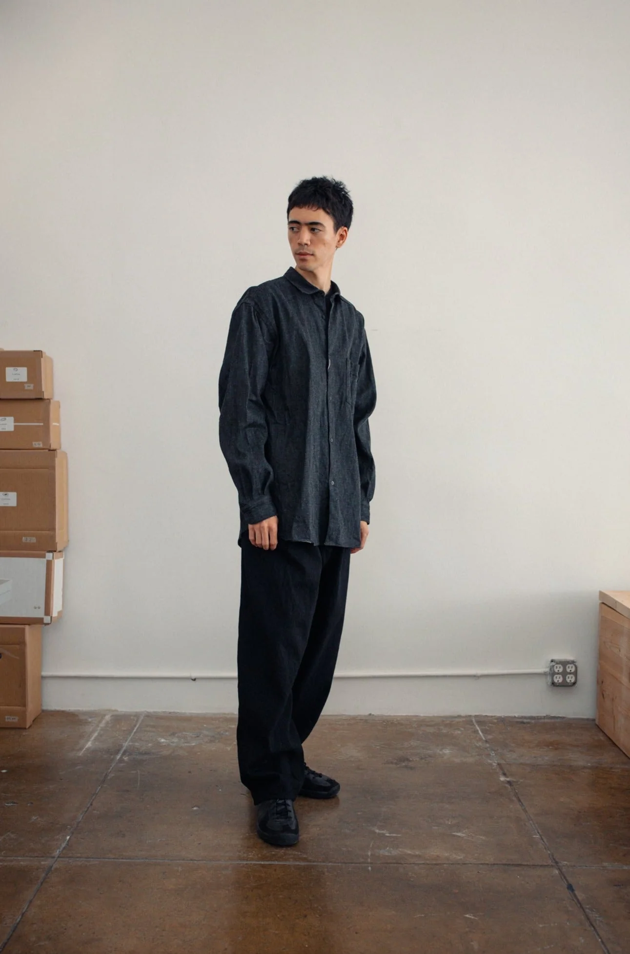 Comoli Denim Belted Pants - Image 5