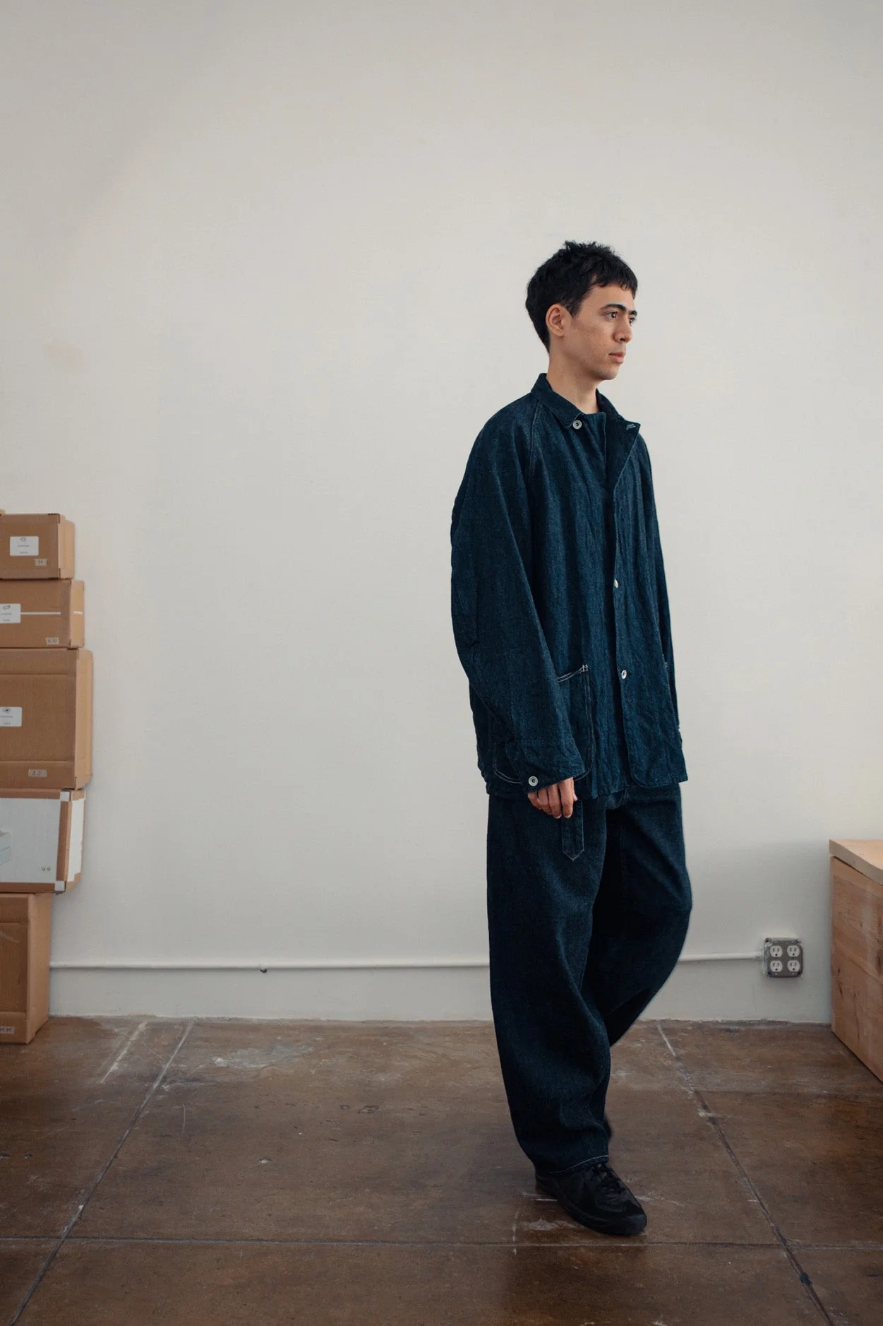 Comoli Denim Work Jacket - Image 4