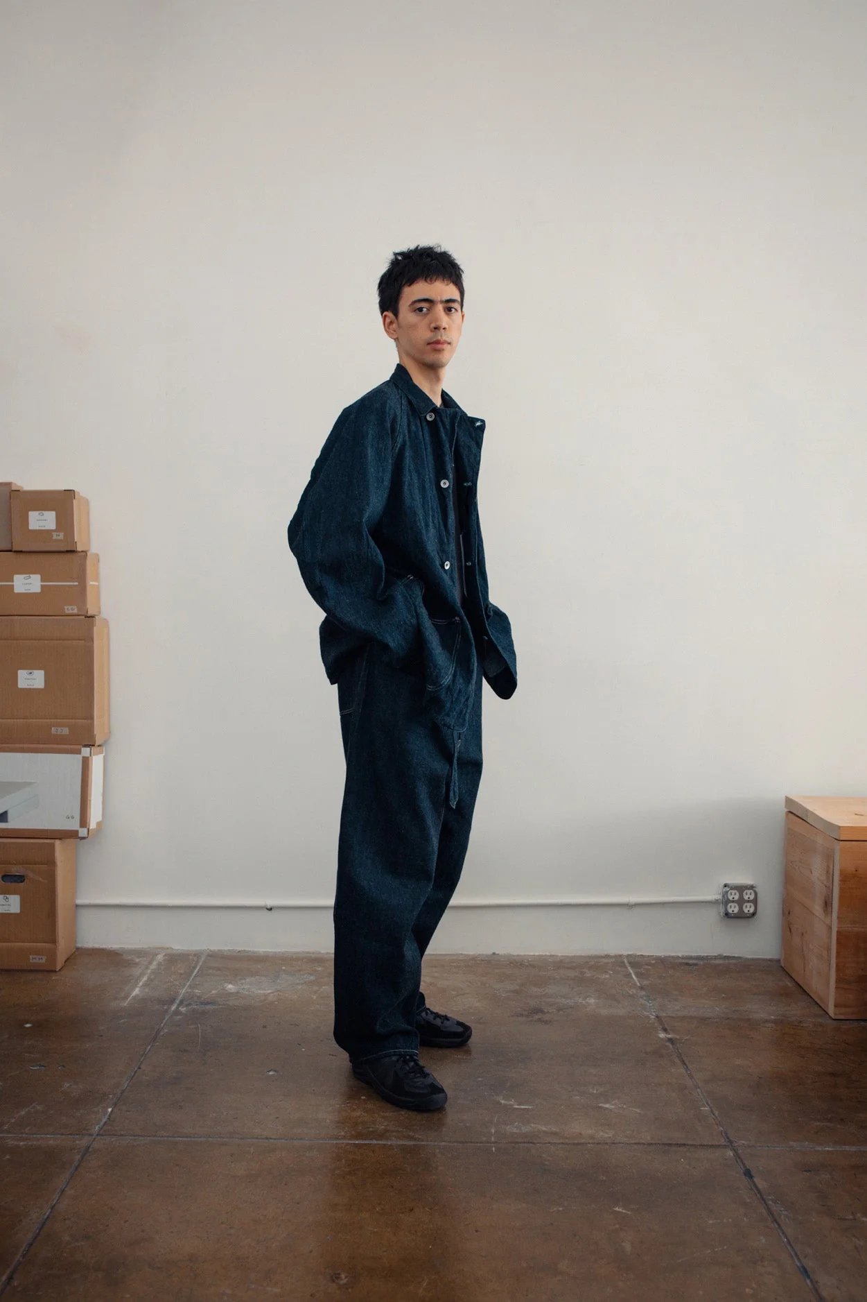 Comoli Denim Work Jacket - Image 6