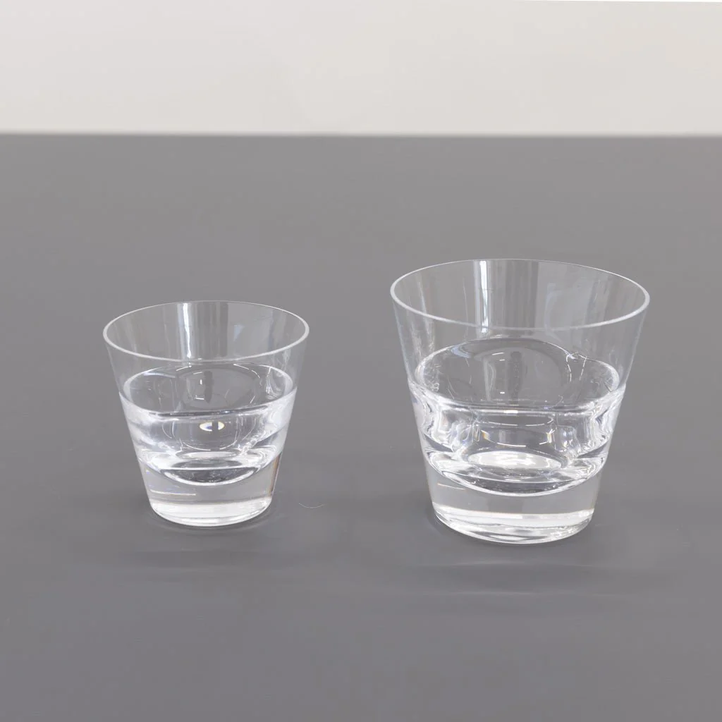 Sugahara - DUO : Old Fashion Clear Glass cup, 7.8 oz - Image 3