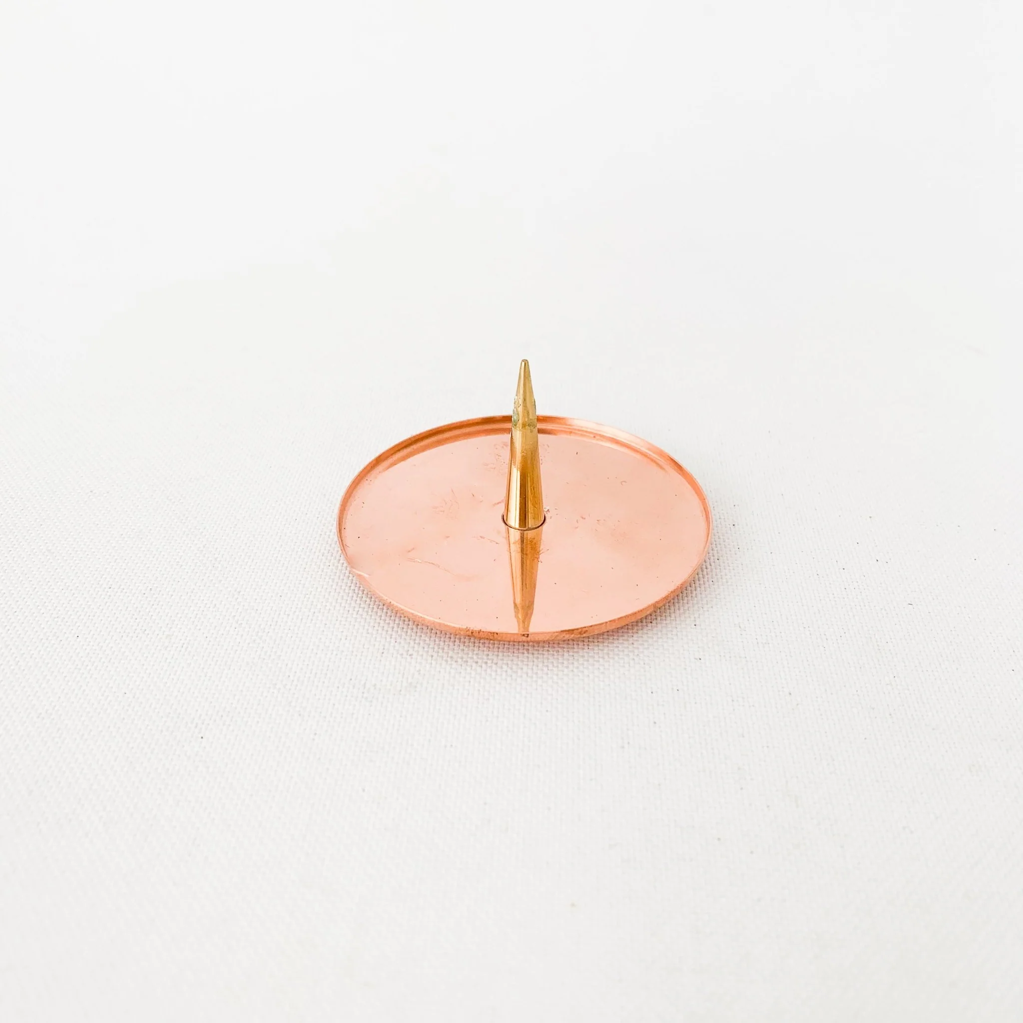F/style Copper Candle Stand - Image 3