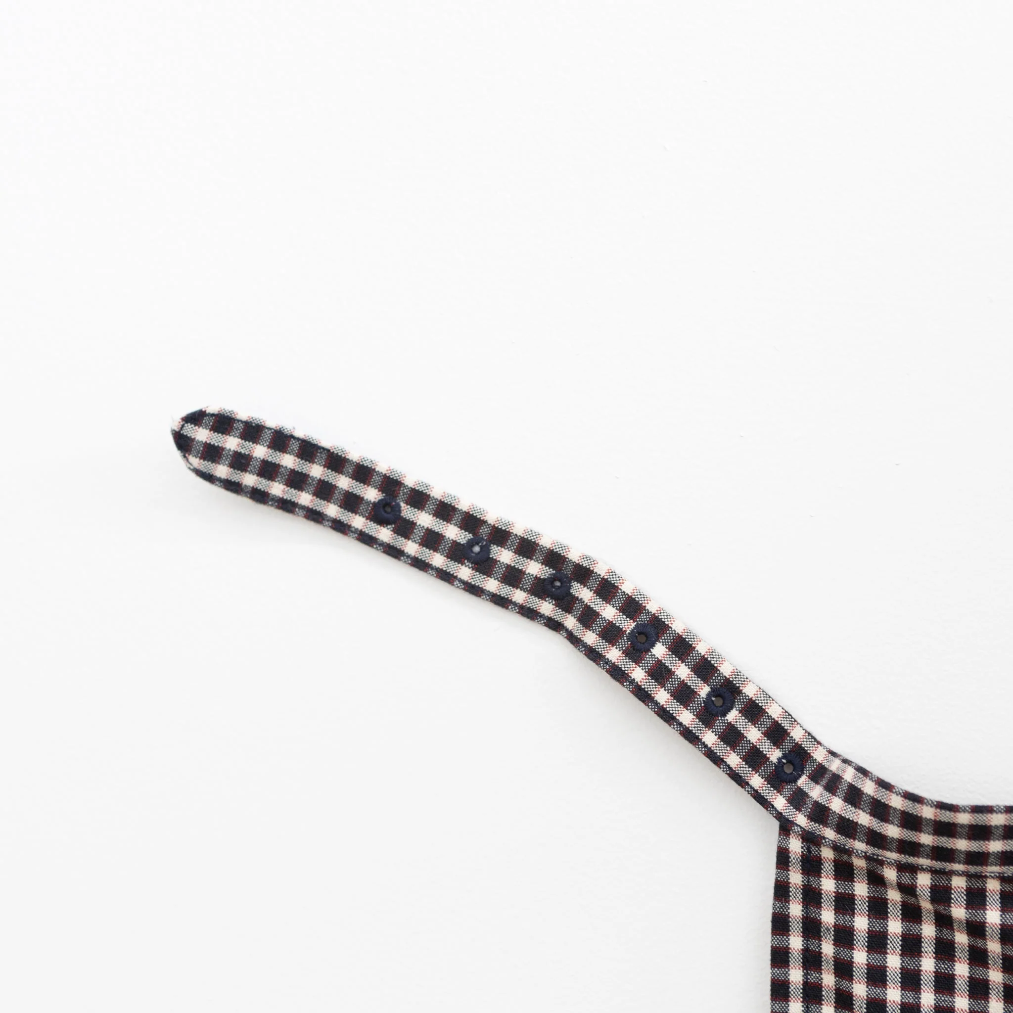 Hakui Bib Apron - Gingham Check - Image 6