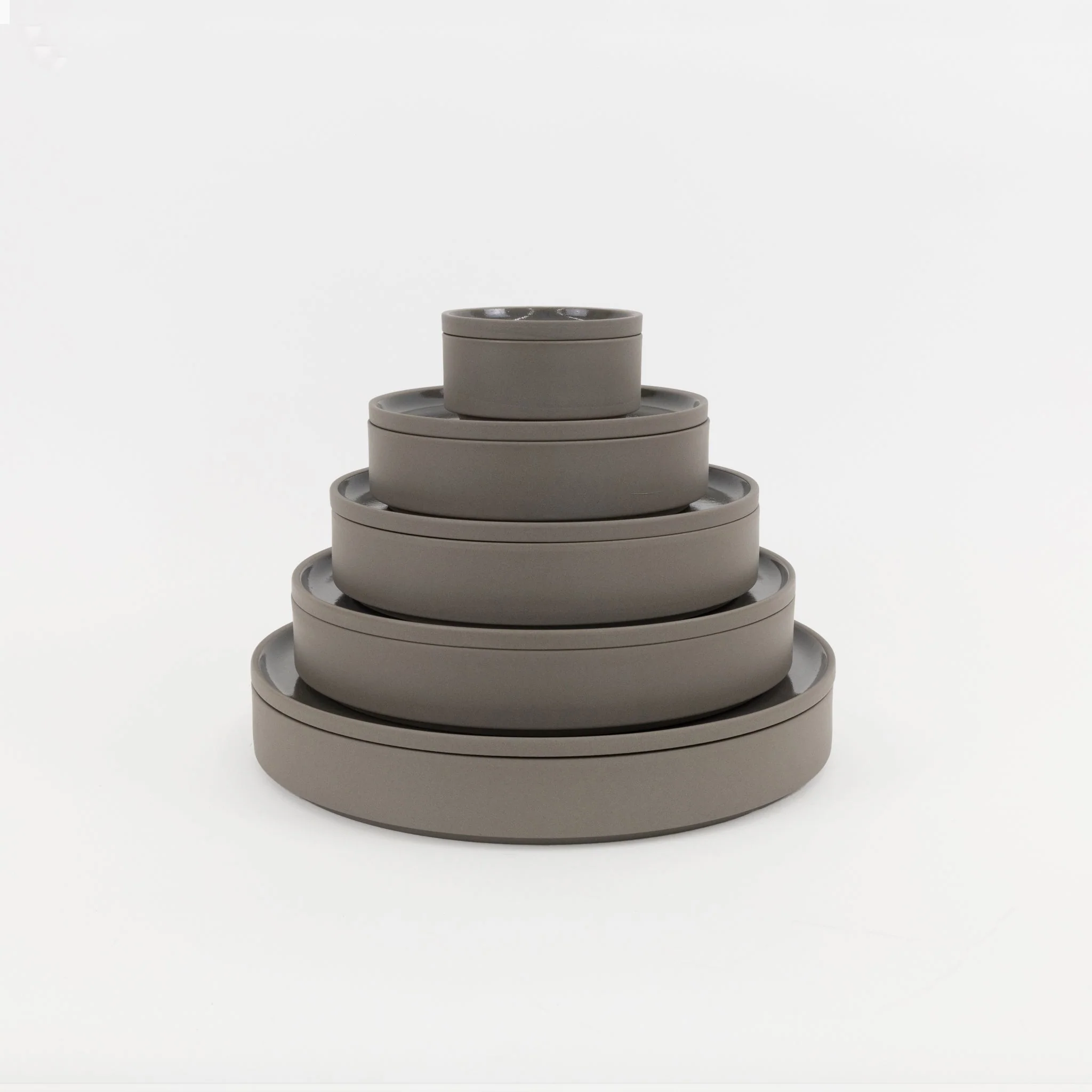 HDG109 - Bowl Dark Gray ø 7.3/8" - Image 4