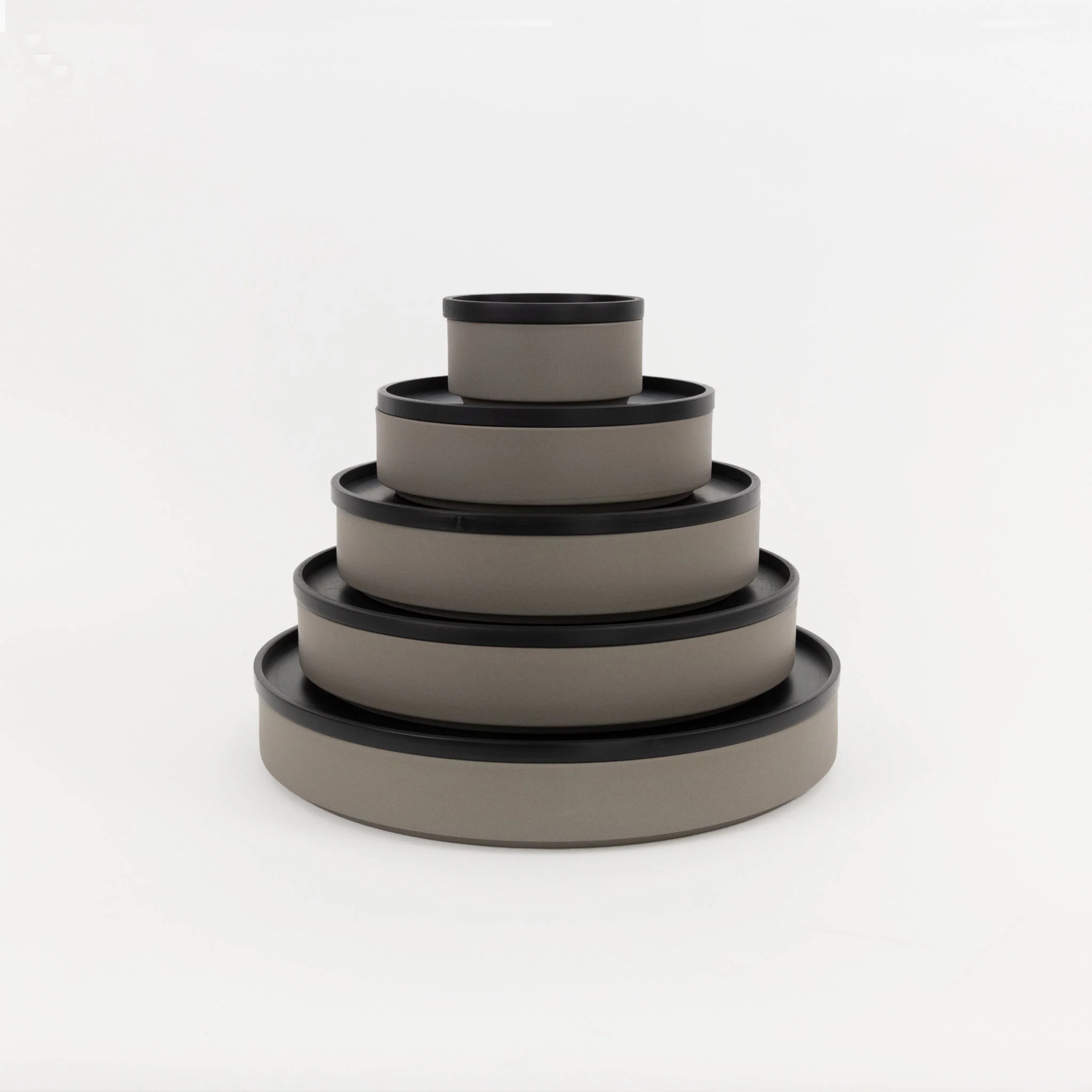 HDG109 - Bowl Dark Gray ø 7.3/8" - Image 6