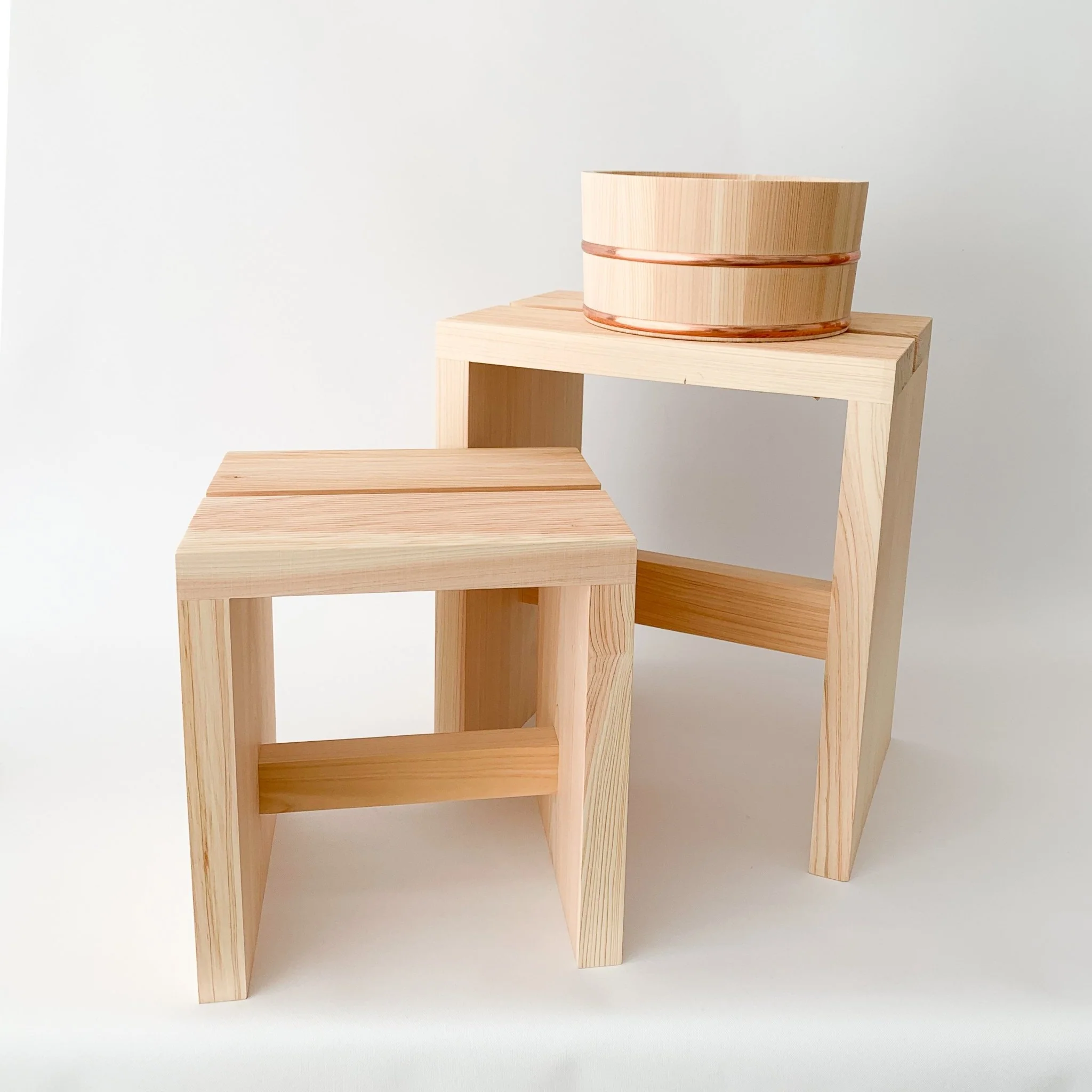 Hinoki Bath Stools - Image 6