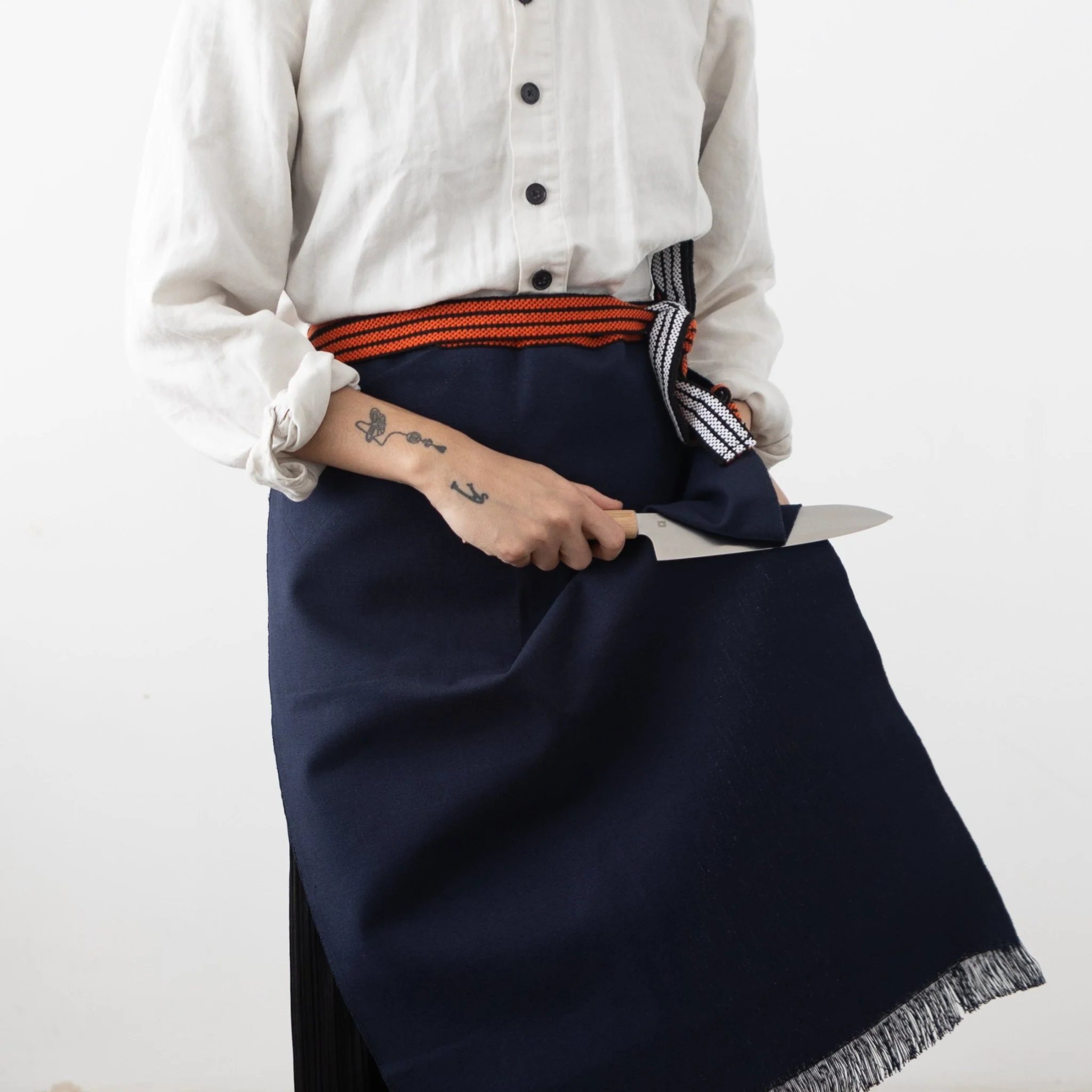 Homaekake Apron - Navy [HMK-110] - Image 3
