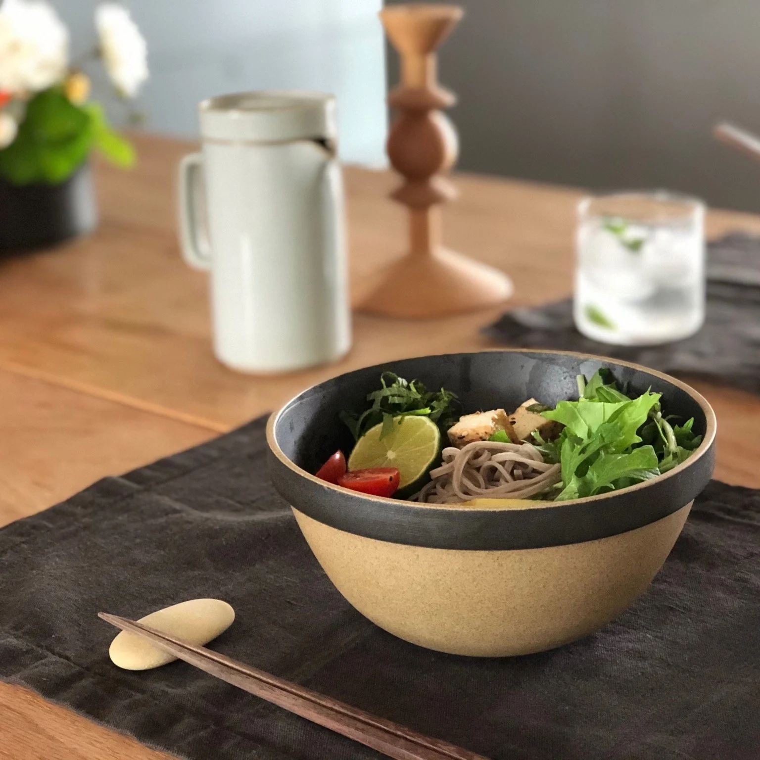 HPB047 - Deep Round Bowl Black ø 7.3/8" - Image 2