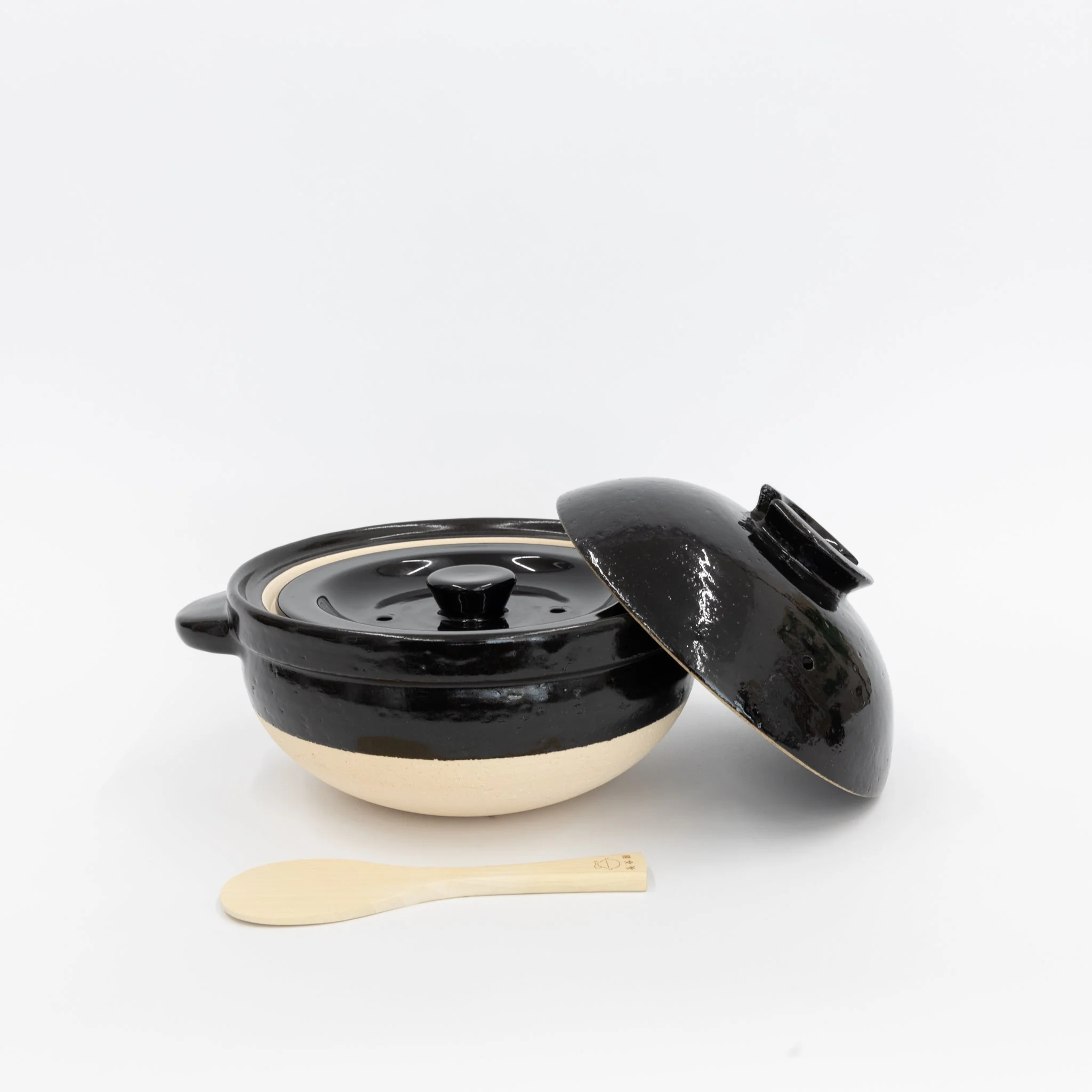 Kamado-san Rice Cooker Donabe Black - 3 Go [CT-01] - Image 3
