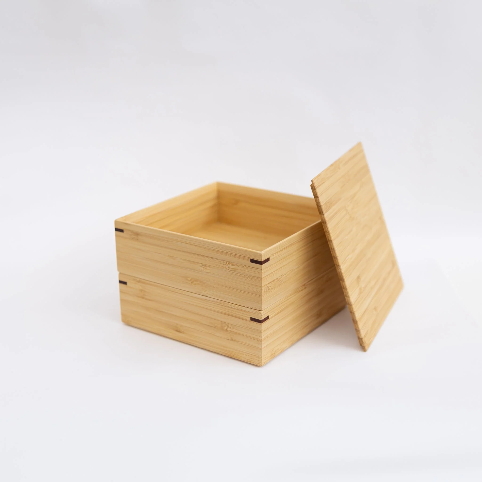 Kosuga Bamboo Tiered Square Lunch Box - Image 8