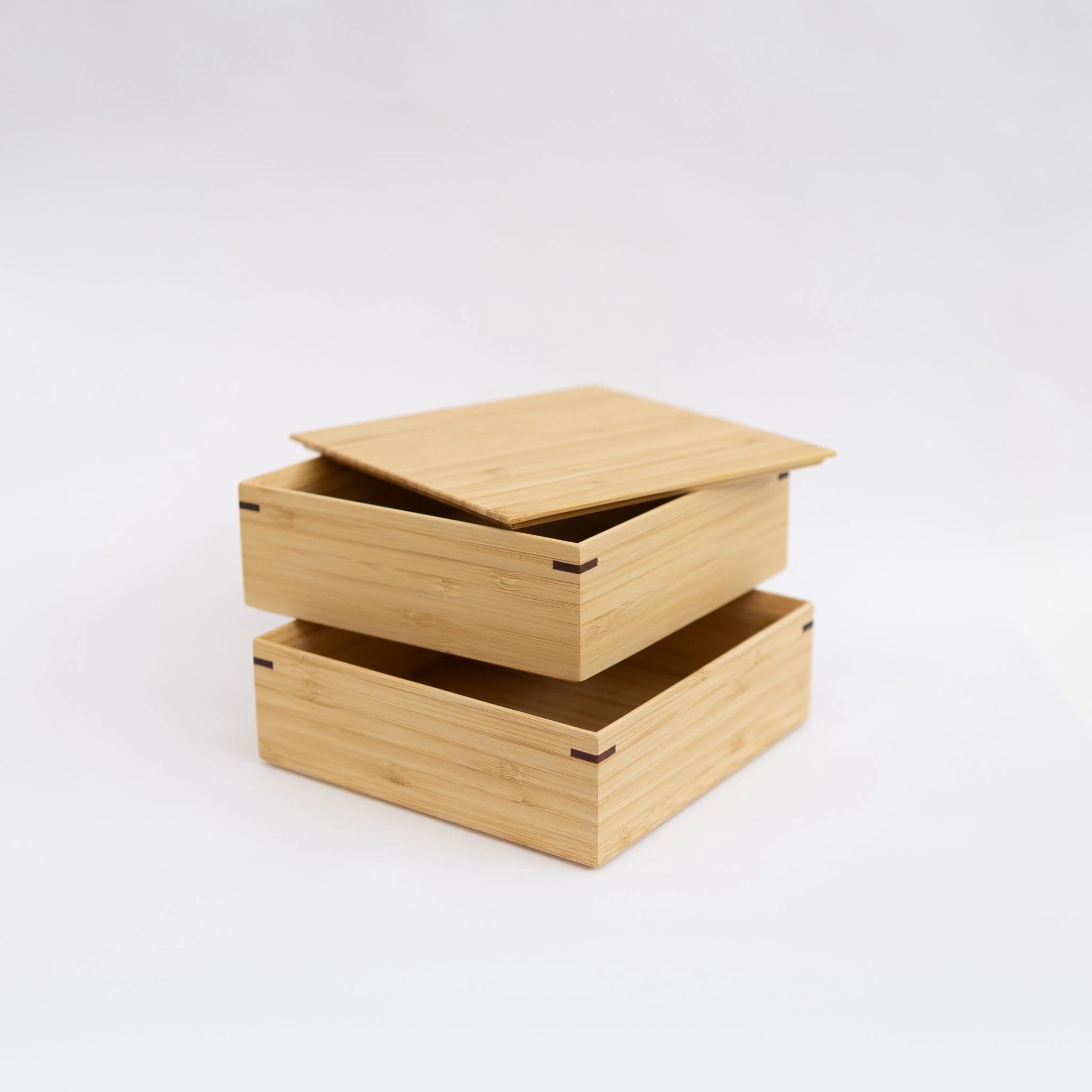 Kosuga Bamboo Tiered Square Lunch Box - Image 9