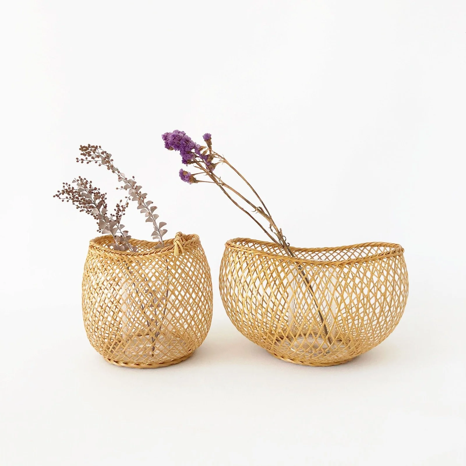 Kosuga Bamboo Flower Baskets - Image 2
