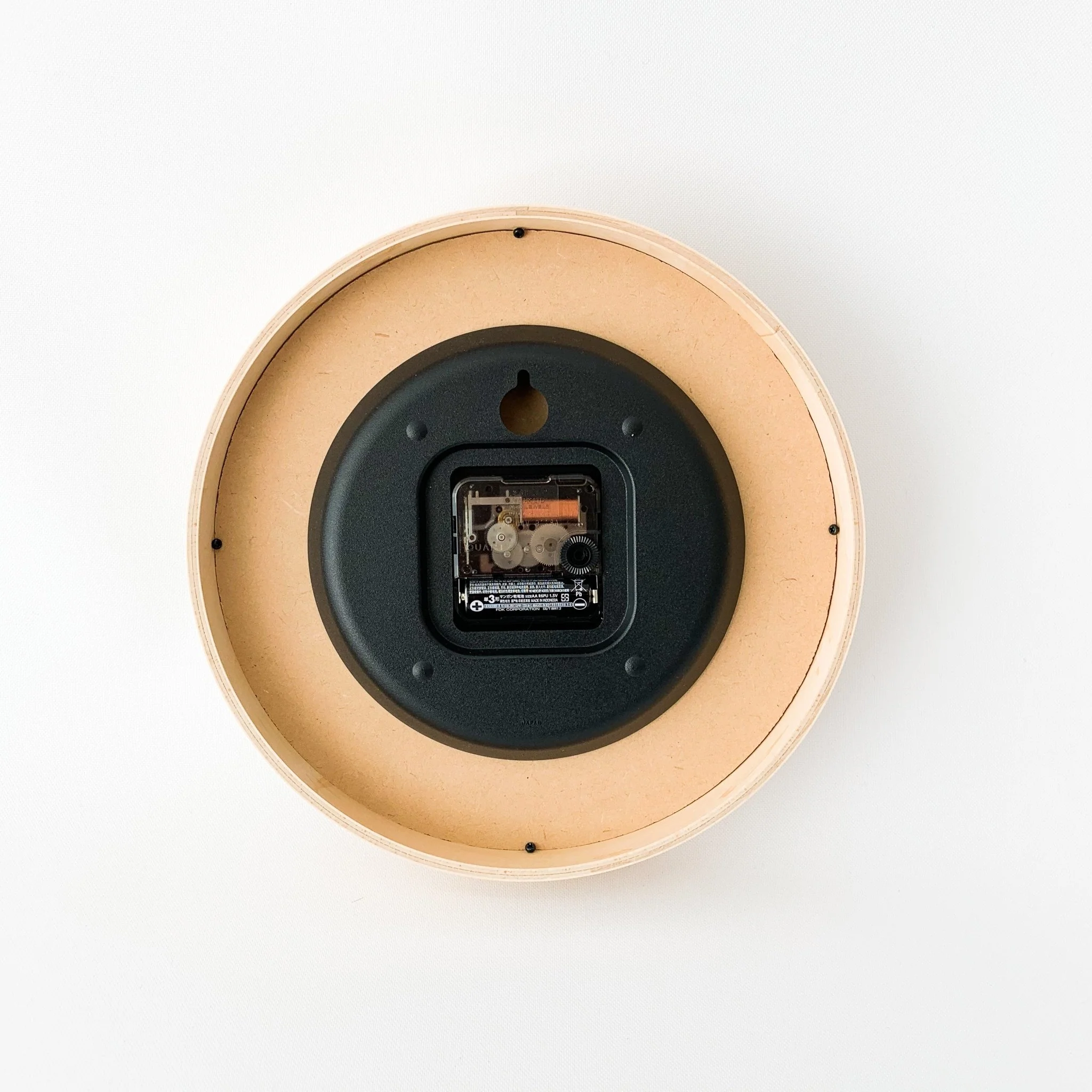 Lemnos Plywood Lines Clock YK21-13 - Image 3