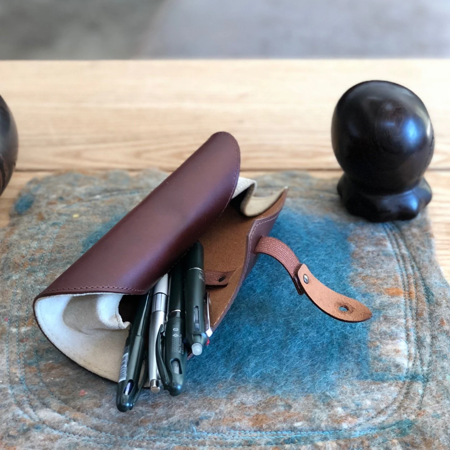 M+ Roll Leather Pencase - Image 2