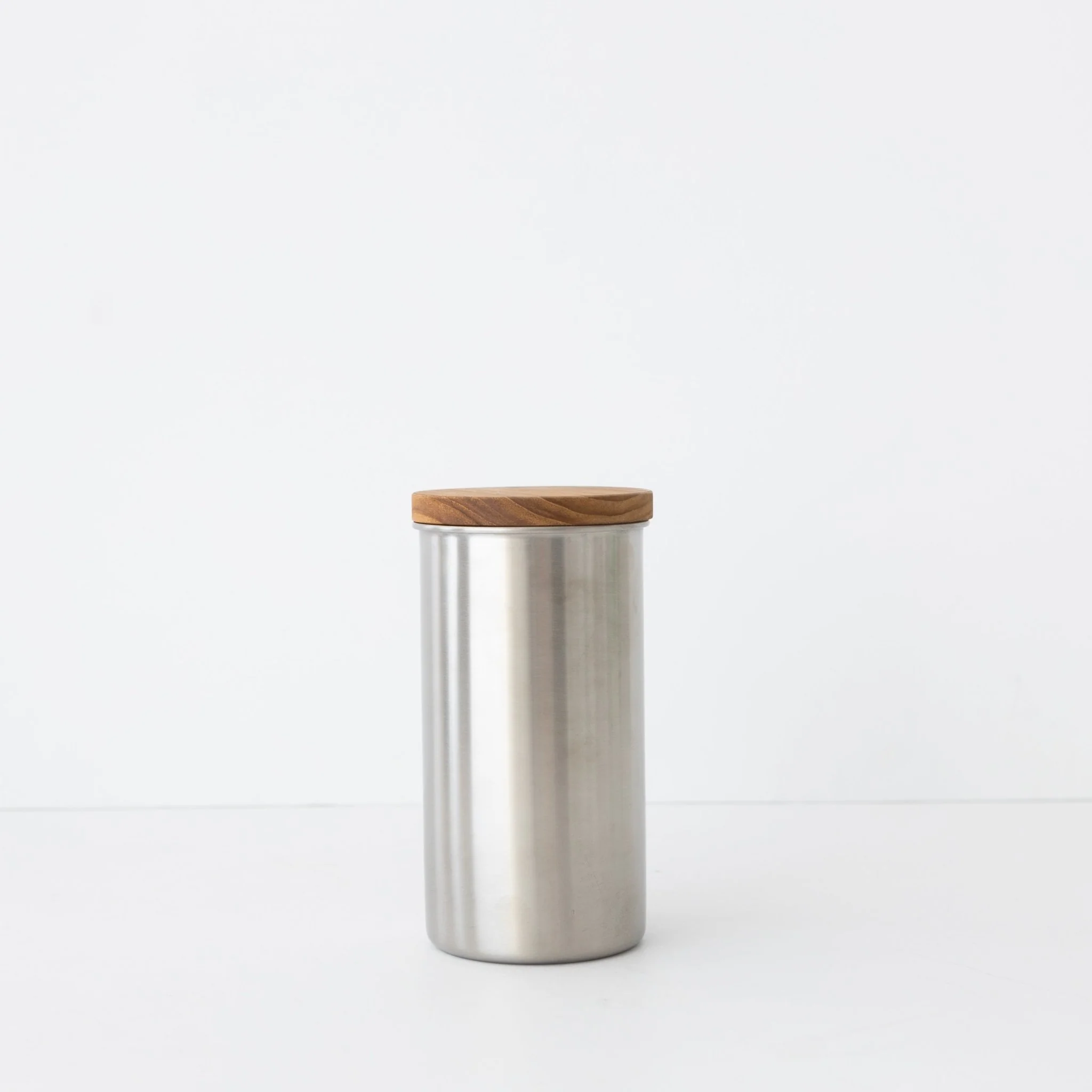 Elfin Metal Canister with Wood Lid - Image 3
