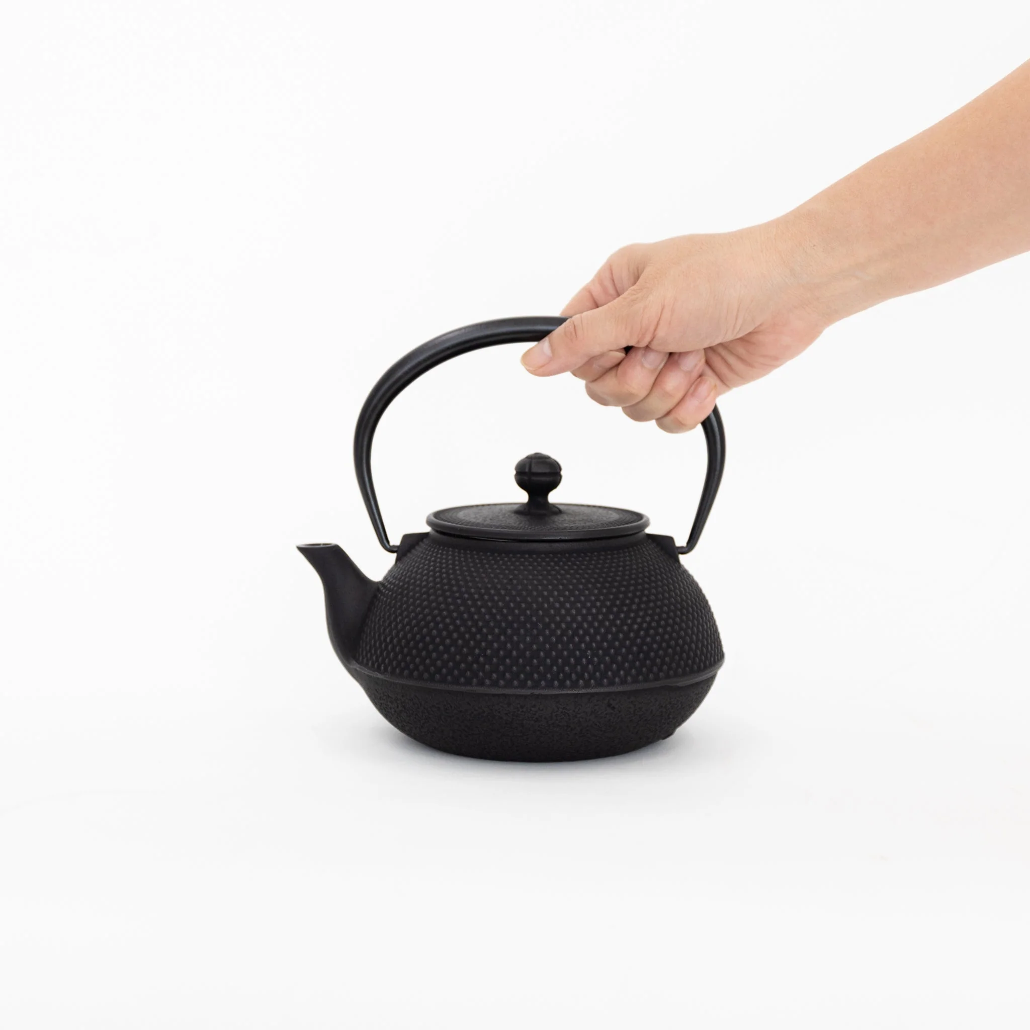 Nambu Tekki Cast Iron Teapot with Strainer - Arare - Image 3