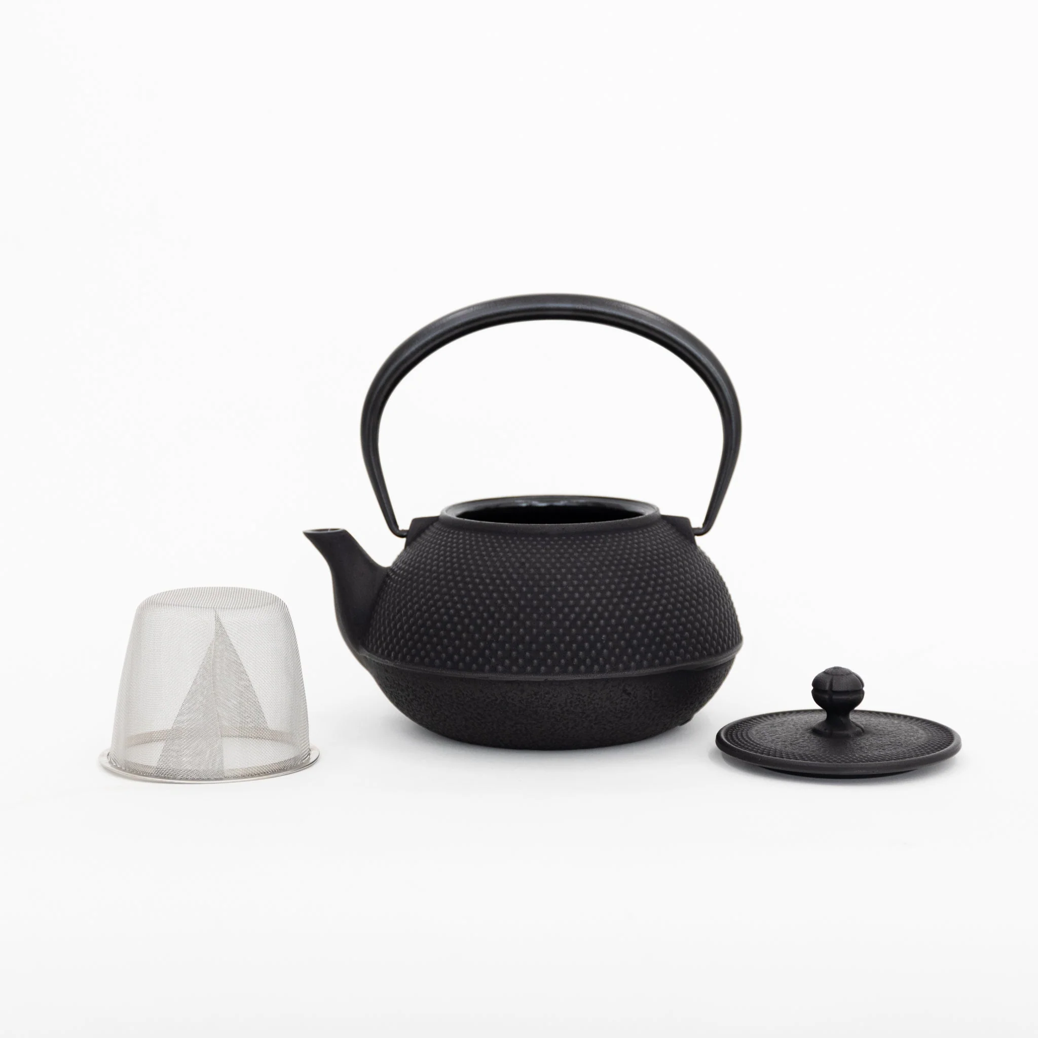 Nambu Tekki Cast Iron Teapot with Strainer - Arare - Image 7