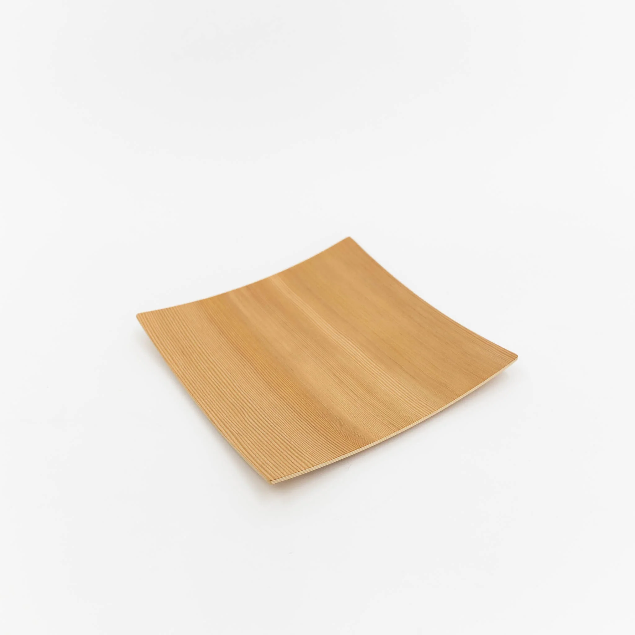 Orange Pine Natural Plywood Square Dish - Image 7