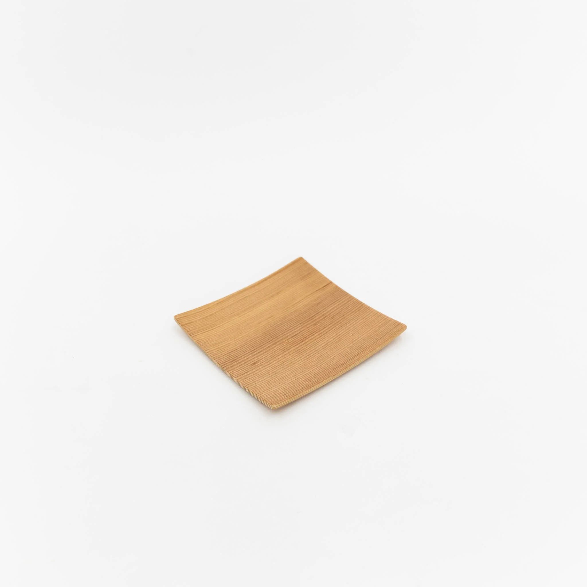 Orange Pine Natural Plywood Square Dish - Image 8