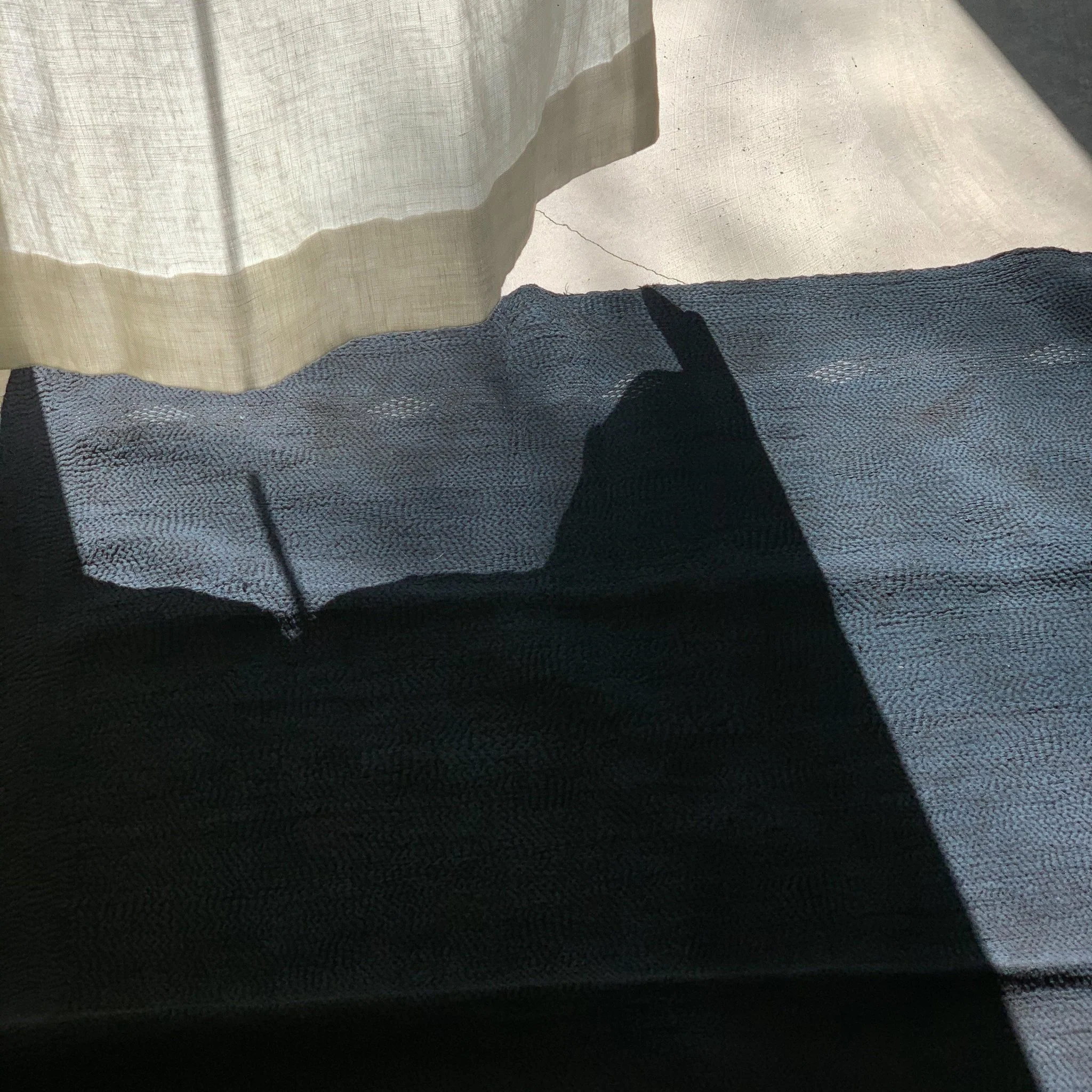 Black Over Dye Blankets: Mud + Sharimbai + Indigo - Image 3