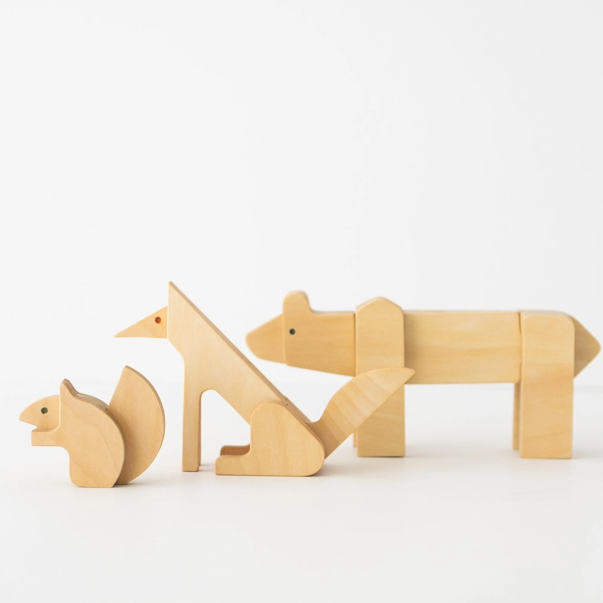 Takizawa Plywood Animal Puzzles