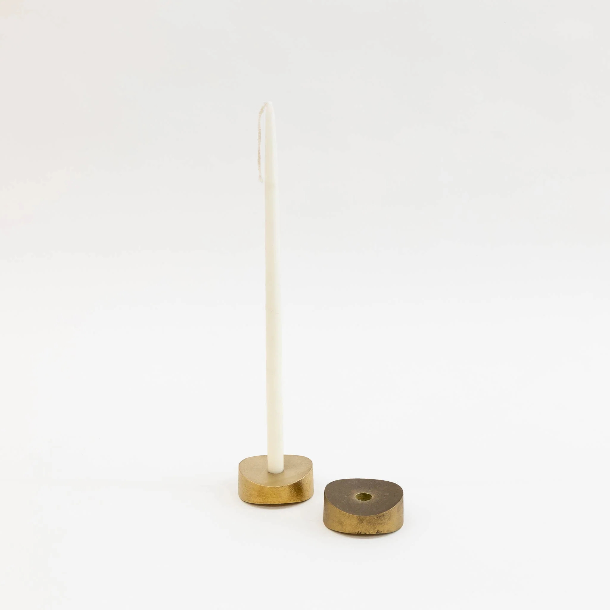 S/N Brass +/- Candle Stand (sold separately) - Image 3