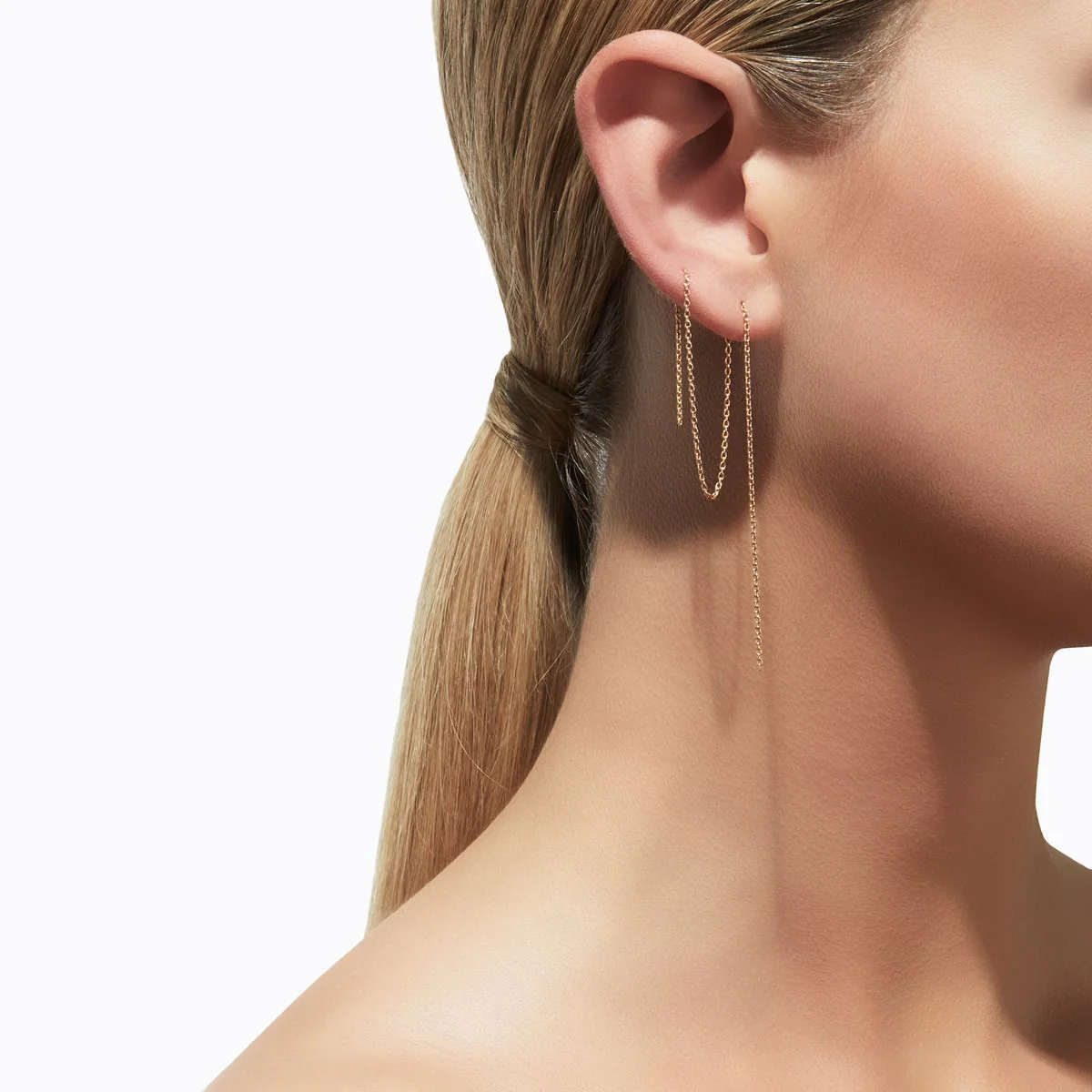 Shihara Chain Earrings 200 (Pair) - Image 3