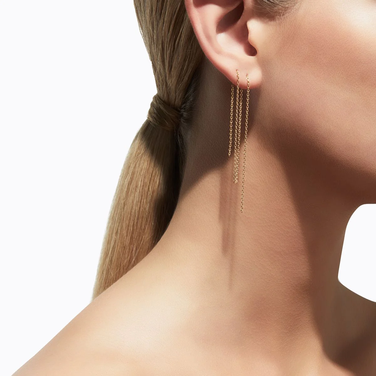 Shihara Chain Earrings 250 (Pair) - Image 3