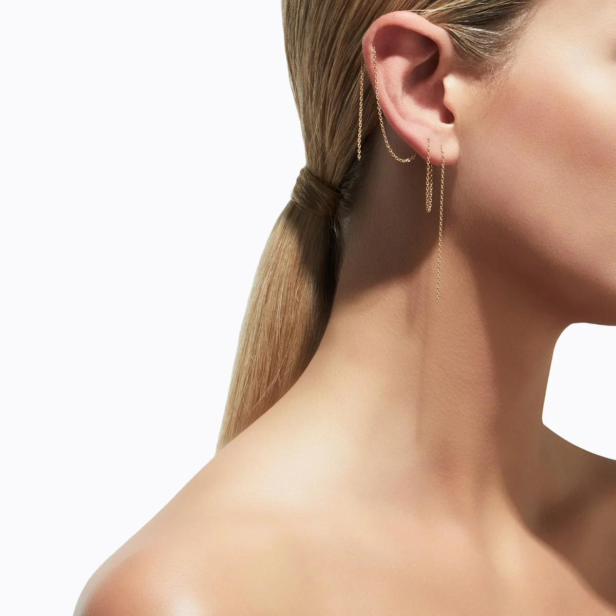 Shihara Chain Earrings 250 (Pair) - Image 4