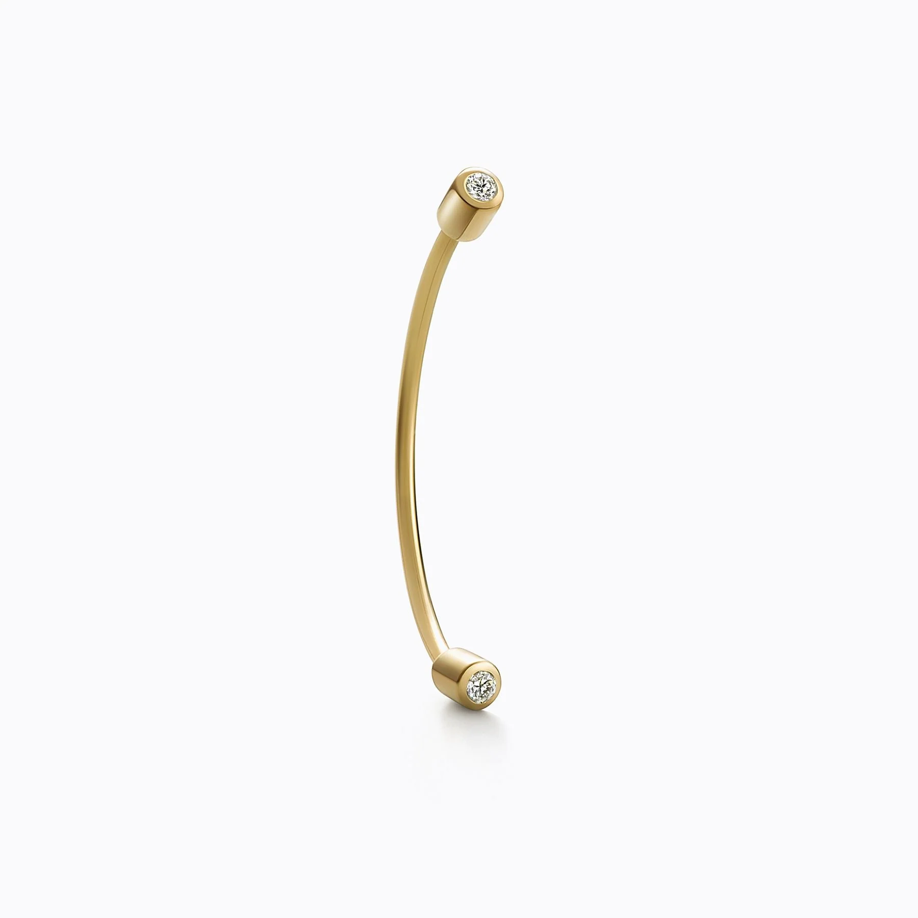 Shihara Diamond Twist Curl Earring 01