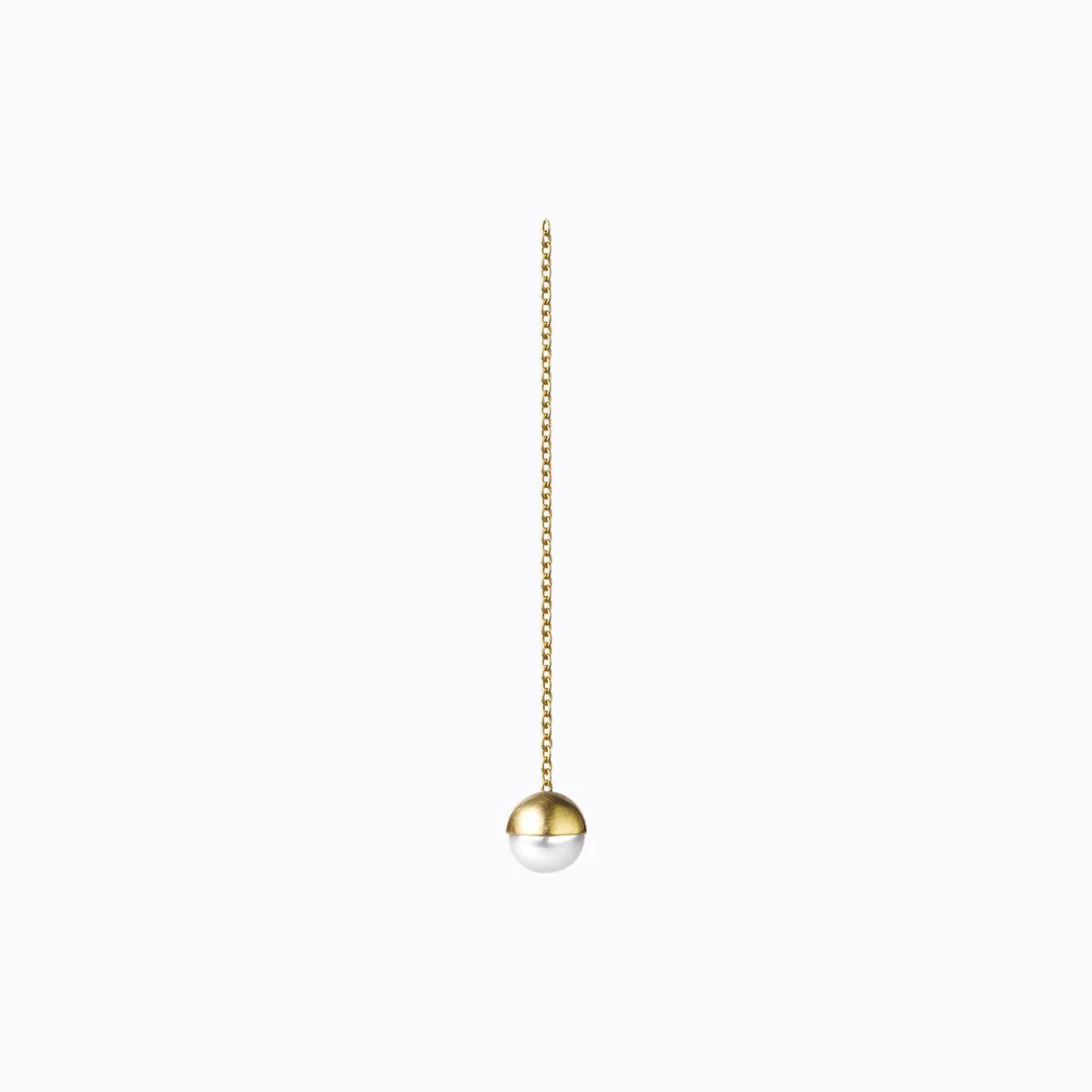 Shihara Half Pearl Chain Earring 0°