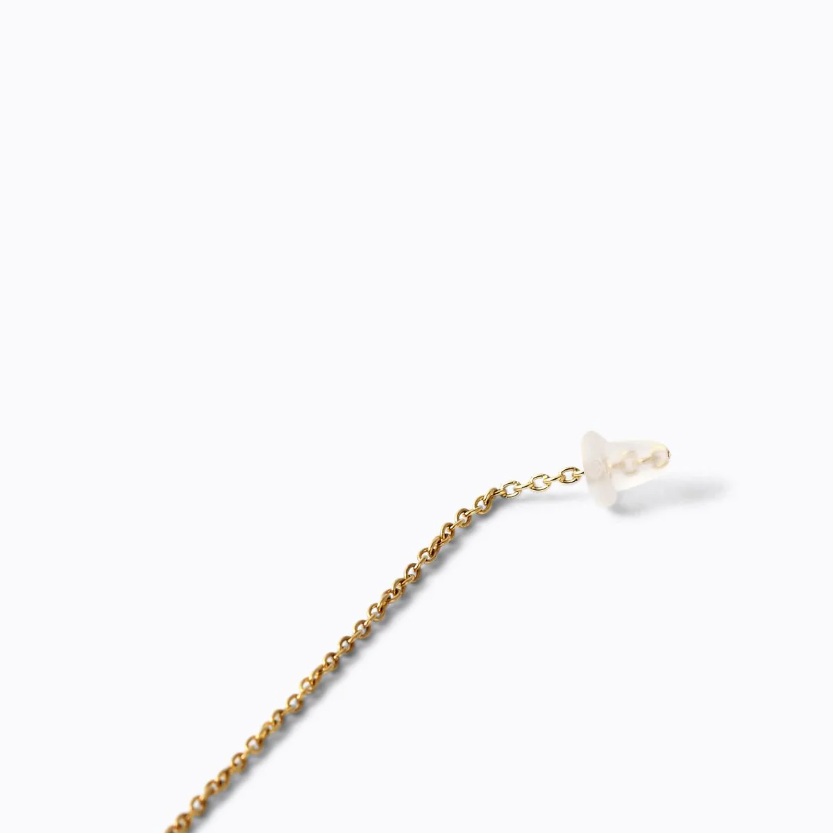 Shihara Half Pearl Chain Earring 45° - Image 5