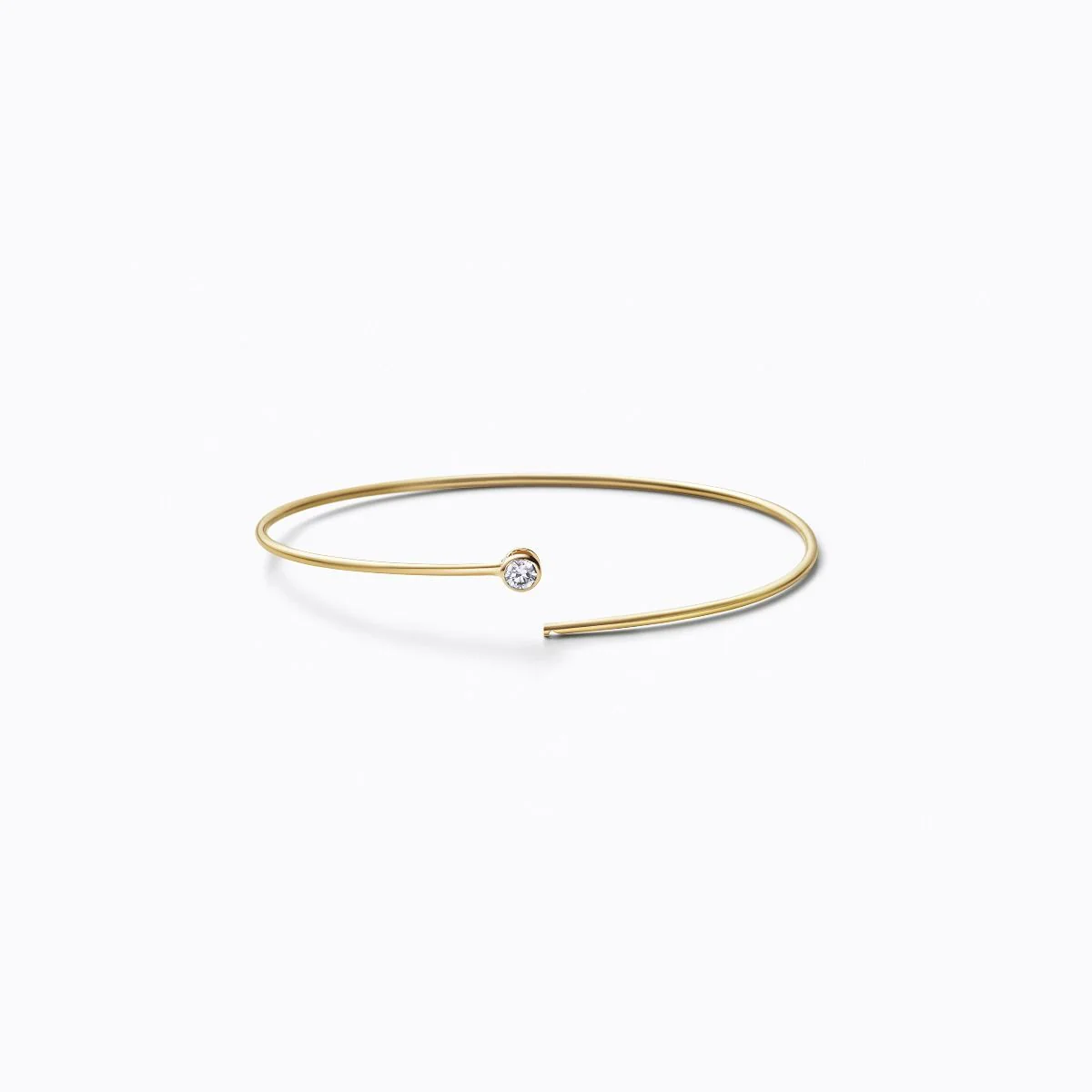Shihara One-Stone Hoop Bracelet - Image 3