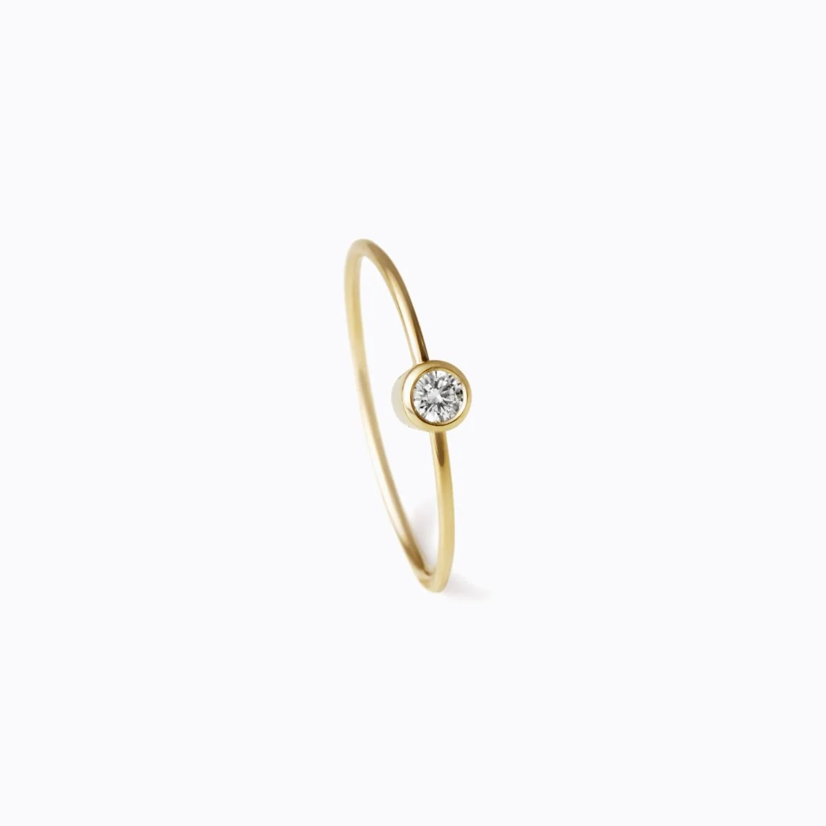 Shihara One-Stone Hoop Earring 02