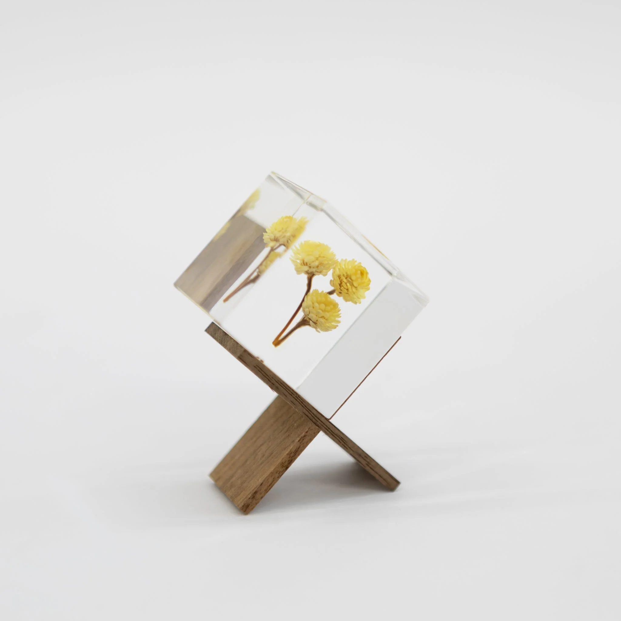 Sola Cube Walnut Stand - Image 3